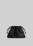 Morgan Faux Leather Small Pouch - Black