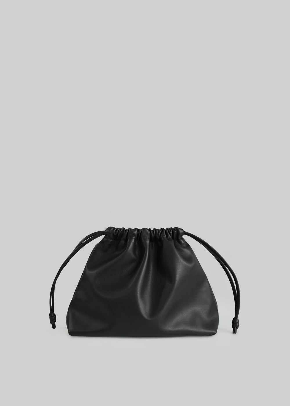 Petite pochette Morgan effet cuir - Noir