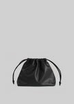 Morgan Faux Leather Small Pouch - Black