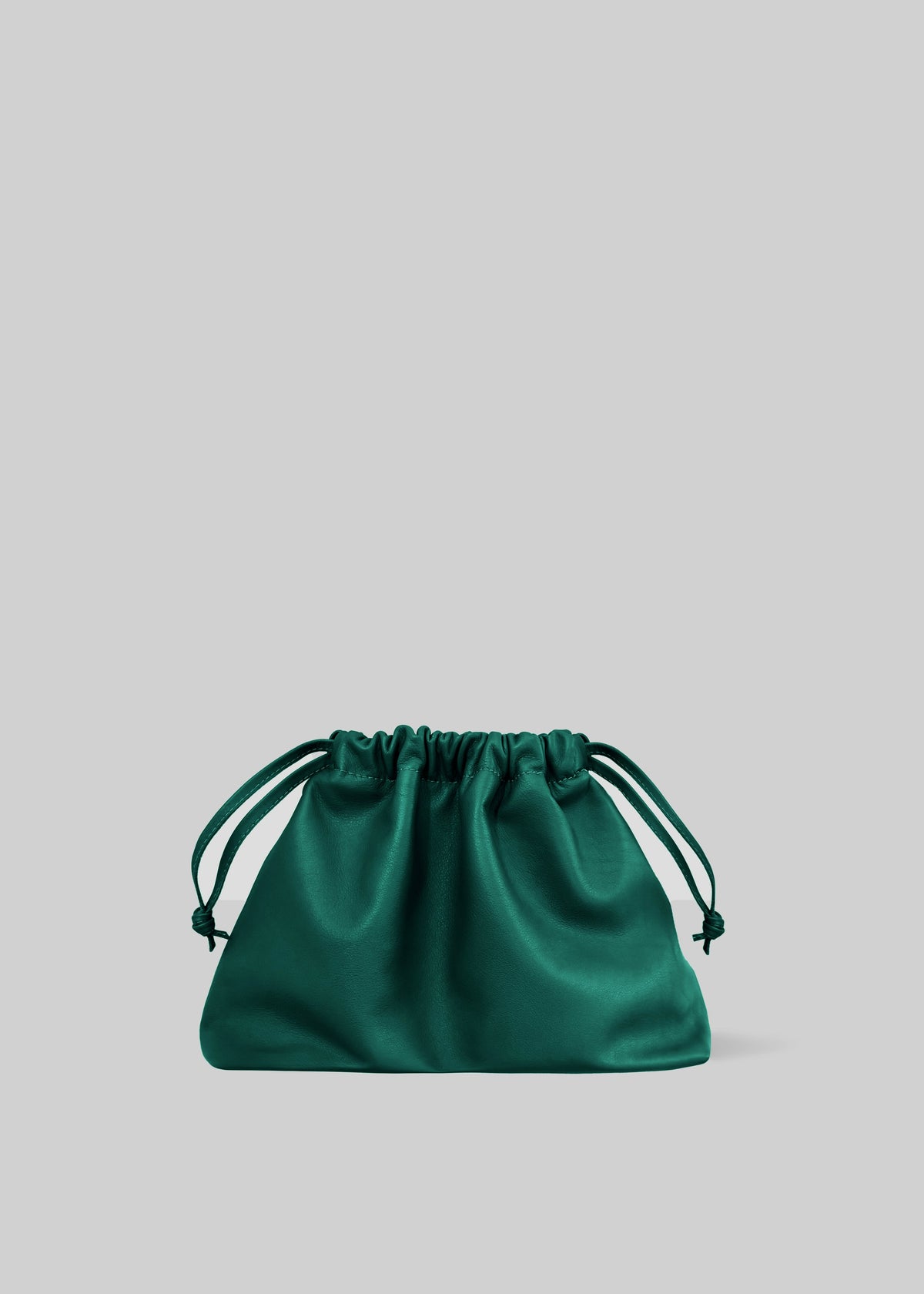 Morgan Faux Leather Small Pouch - Green - 1