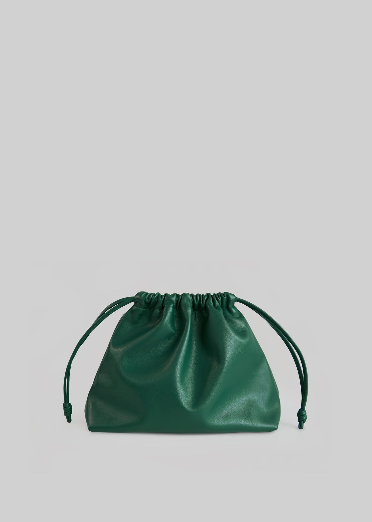 Morgan Faux Leather Small Pouch - Green