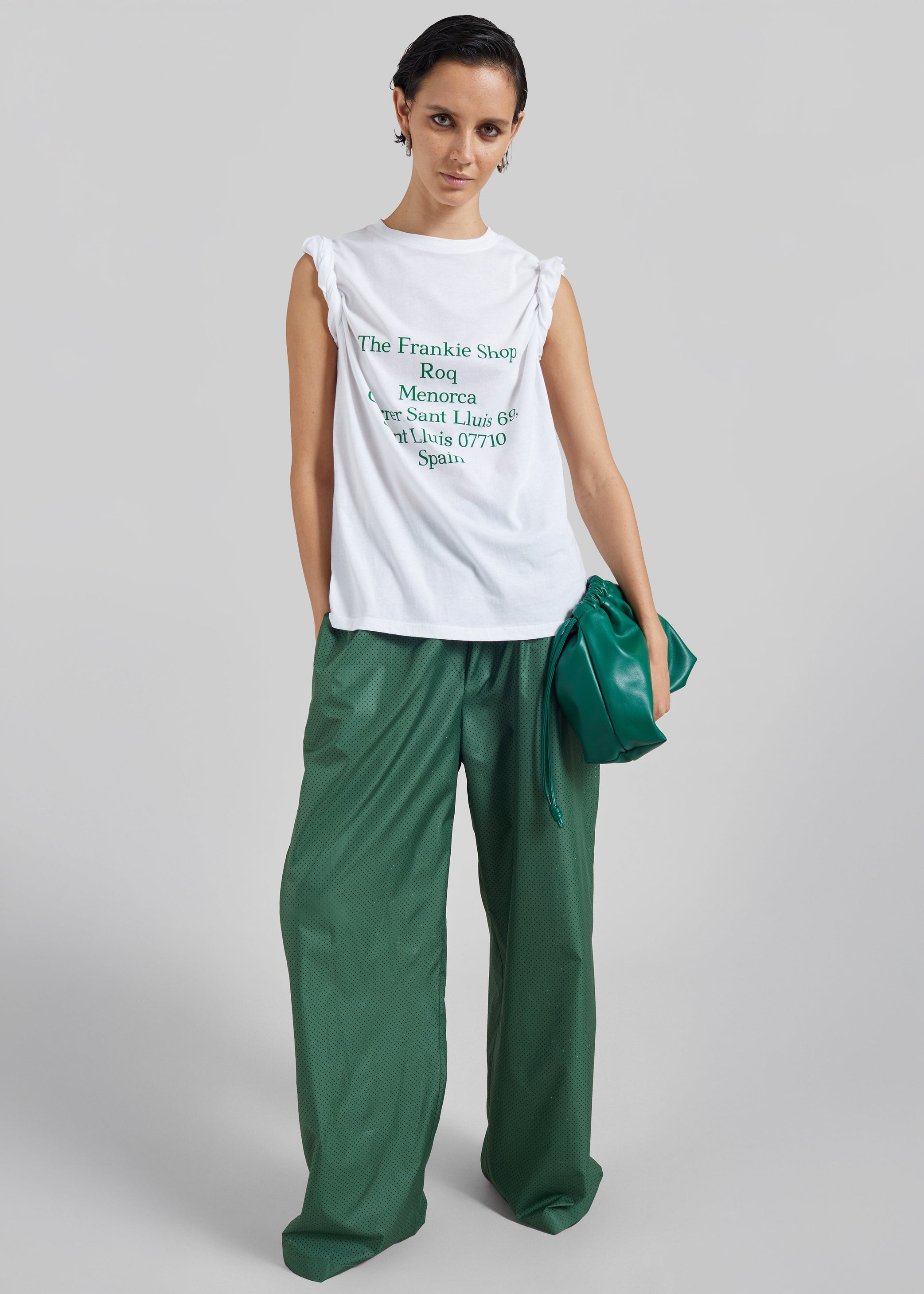 Shop the look image for Morgan Faux Leather Small Pouch - Green