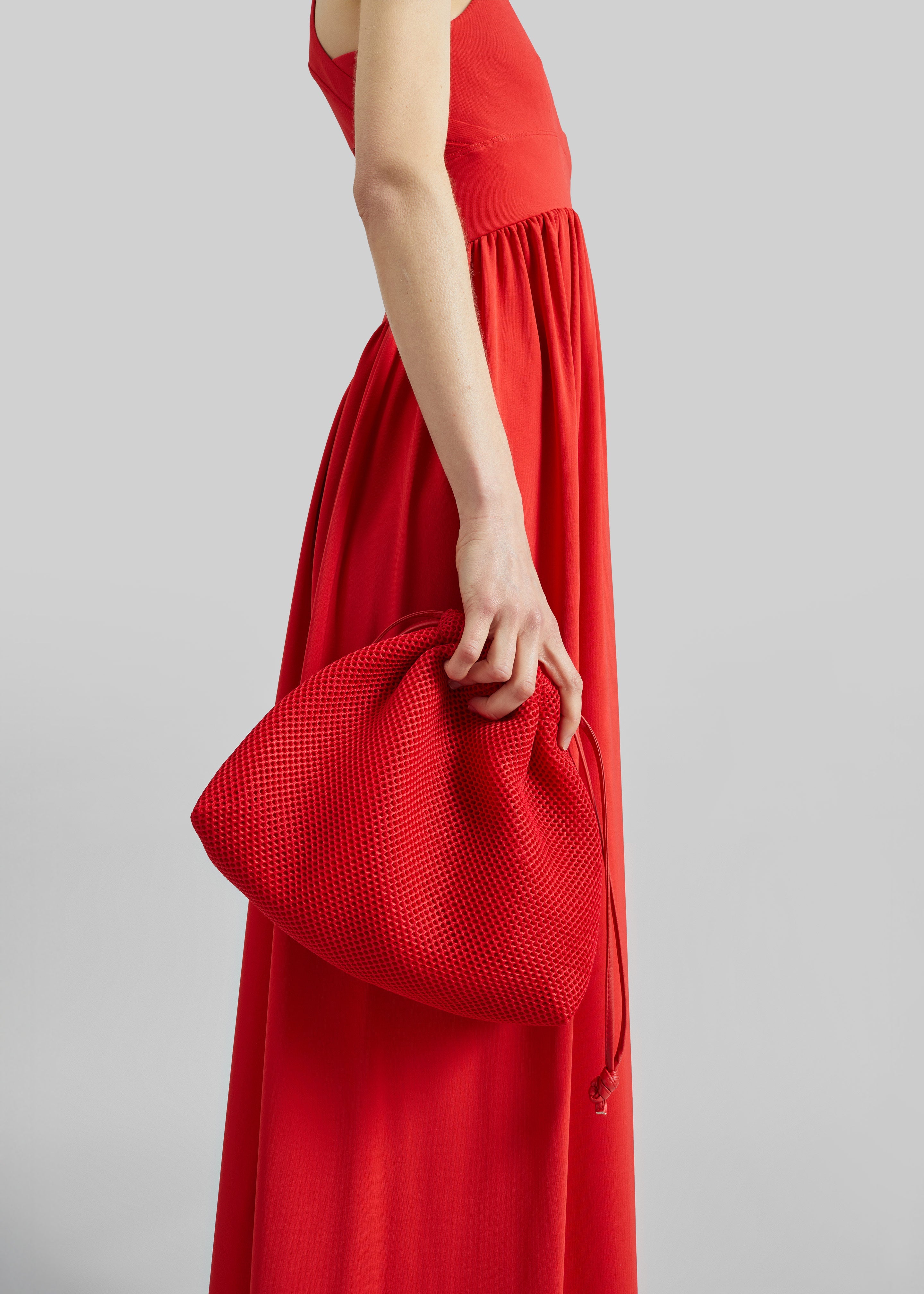 Morgan Mesh Small Pouch - Red - 2