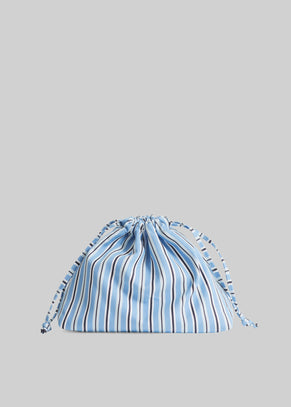 Morgan Small Pouch - Blue Multi Stripe