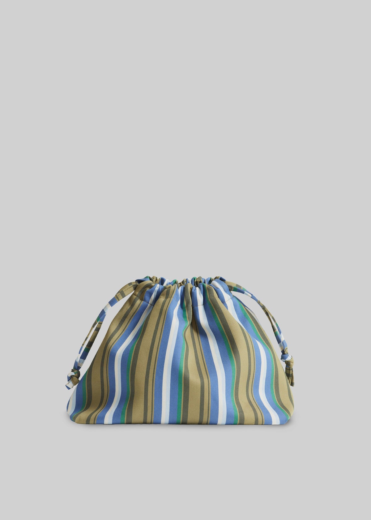 Morgan Small Pouch - Green Multi Stripe - 2
