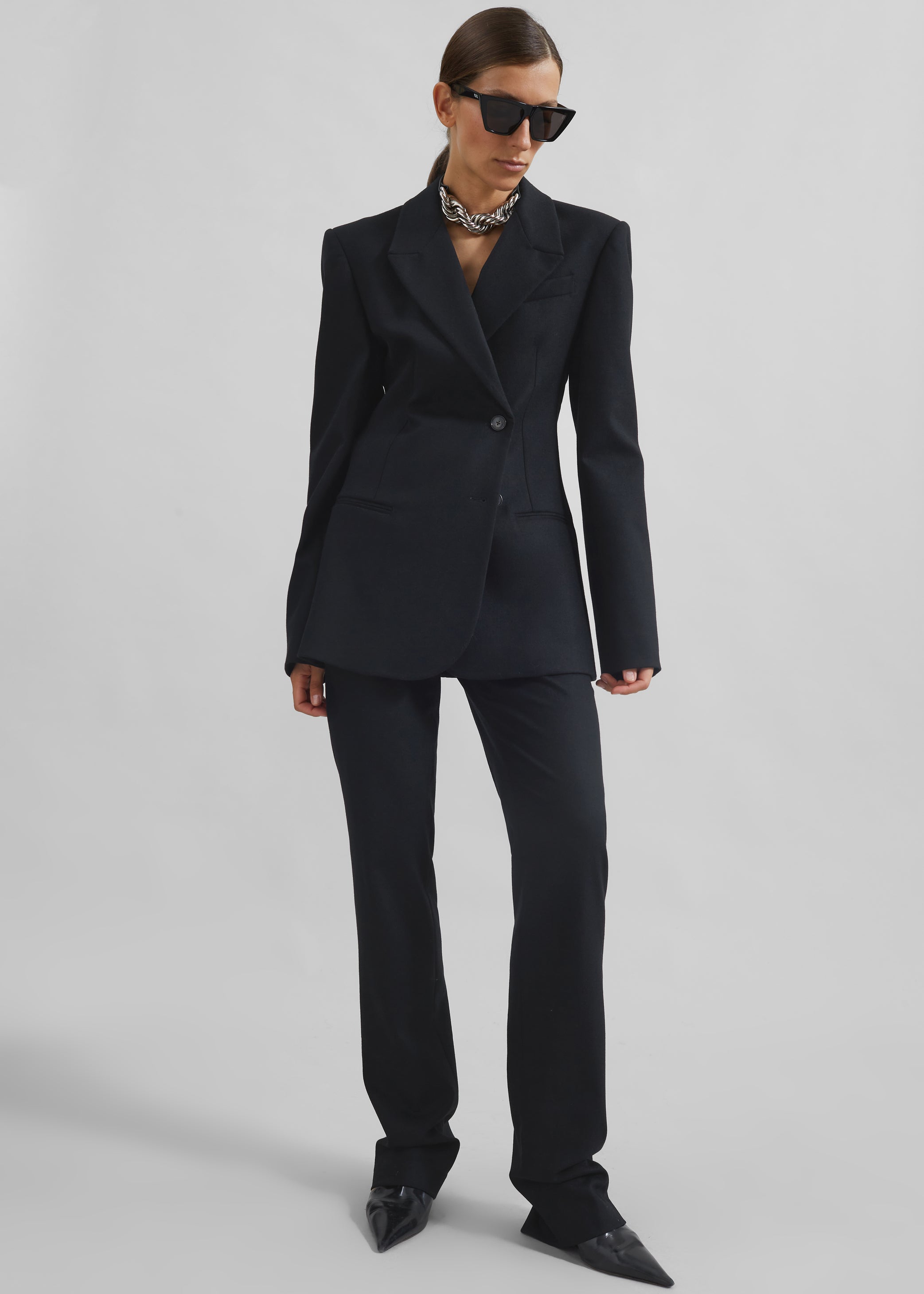 Shop the look image for Morrison Long Trousers - Black