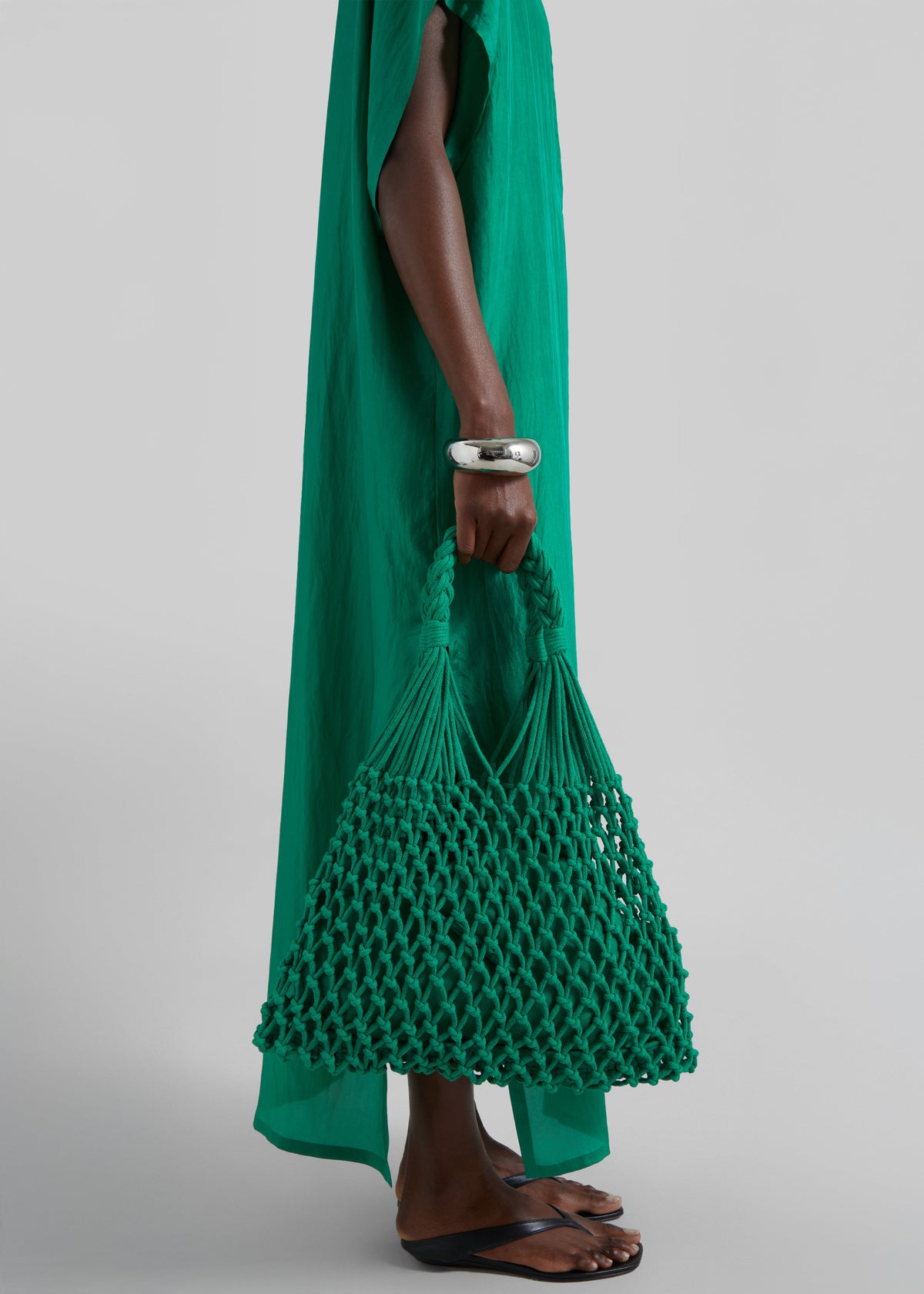Naia Macrame Bag - Green - 2