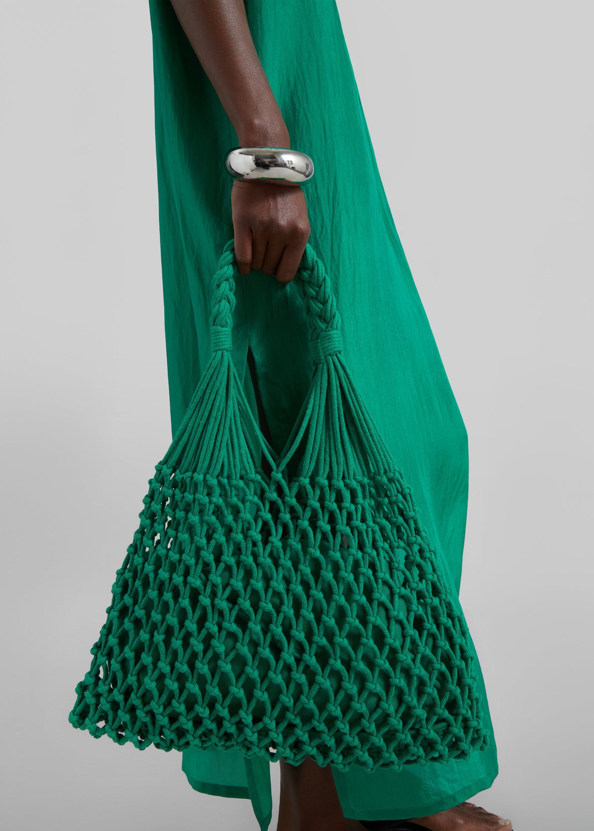 Naia Macrame Bag - Green - 5