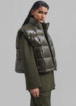 Naomi Puffer Vest - Olive