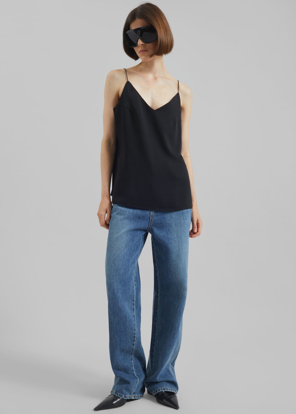 Narine Boxy Top - Black - 5