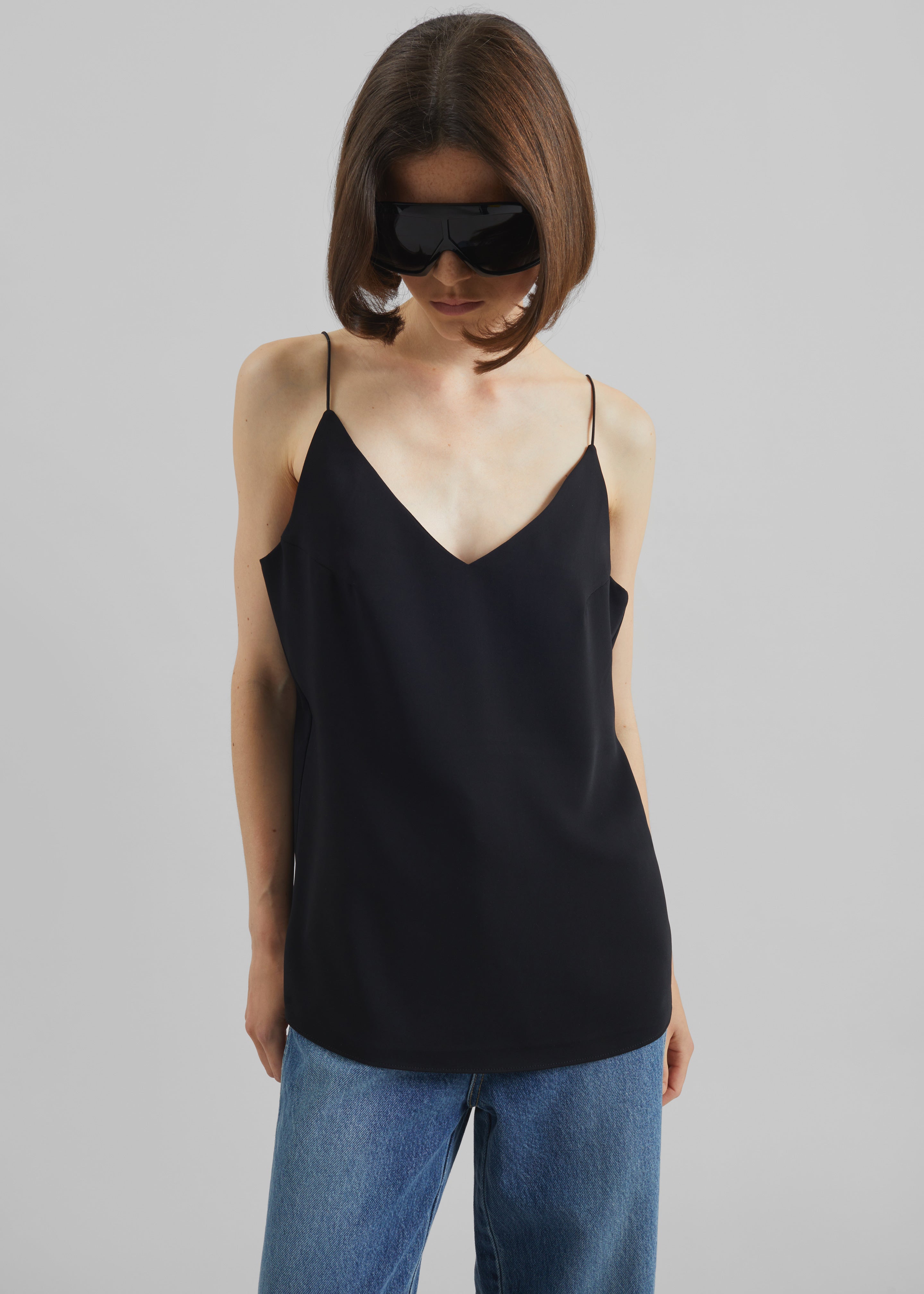 Narine Boxy Top - Black - 1