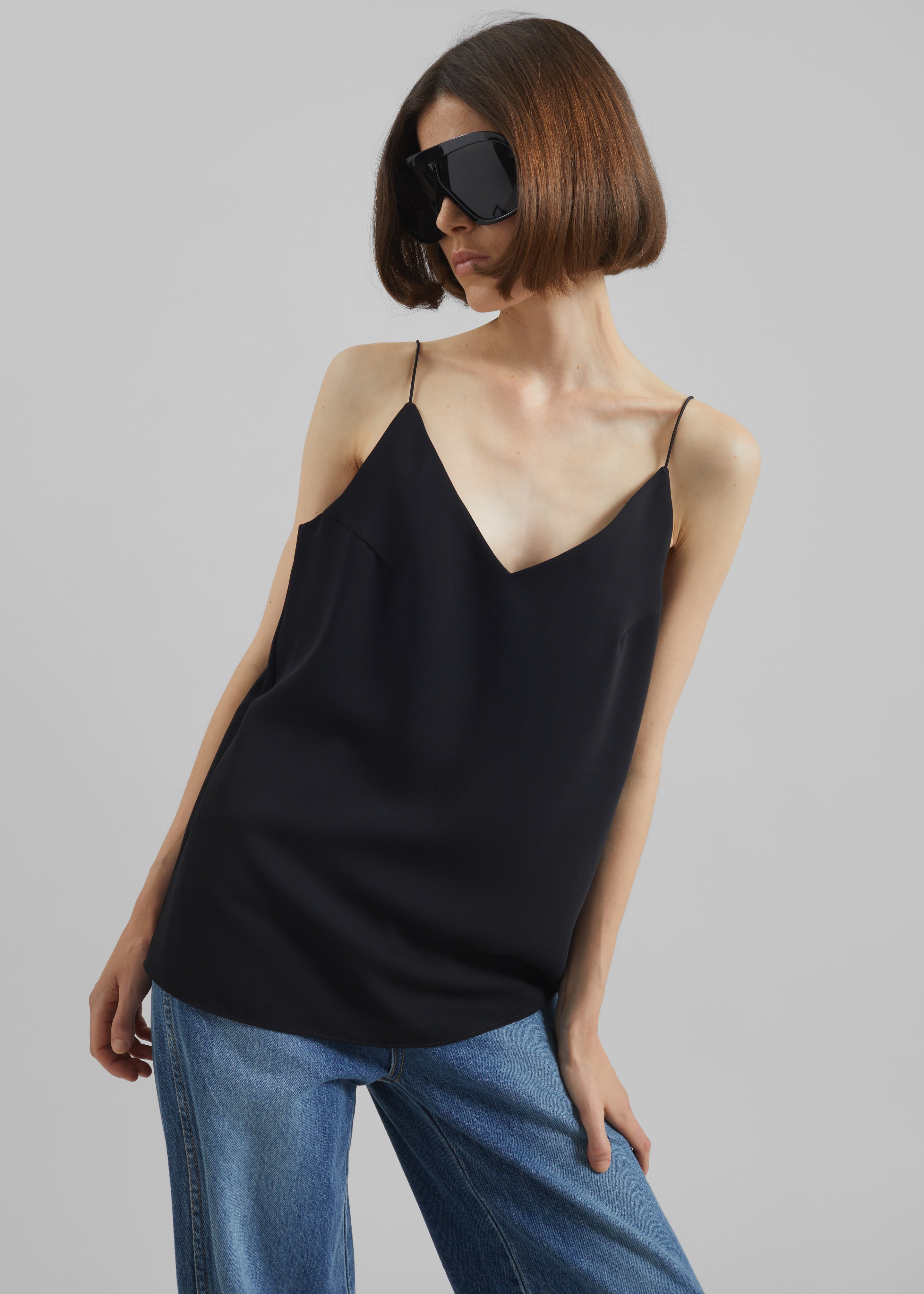 Narine Boxy Top - Black - 4