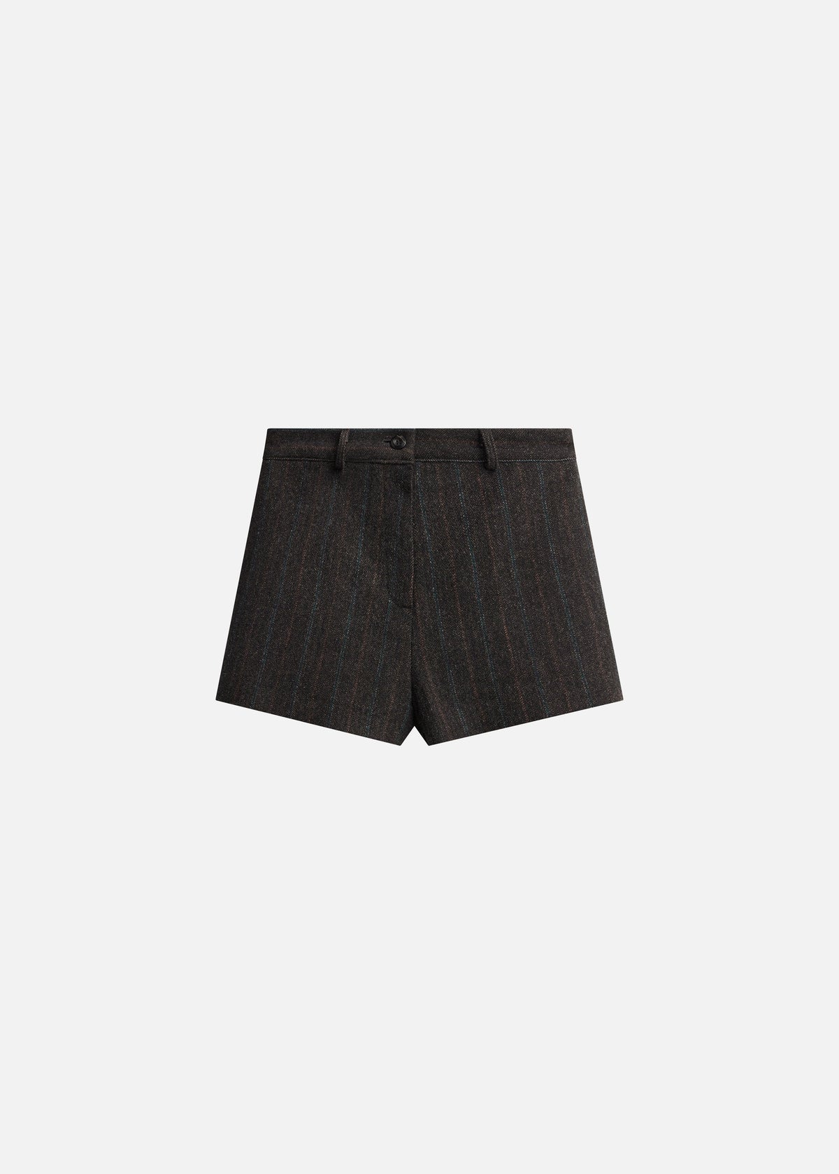Natick Hot Pants - Charcoal Multi Stripe - 7