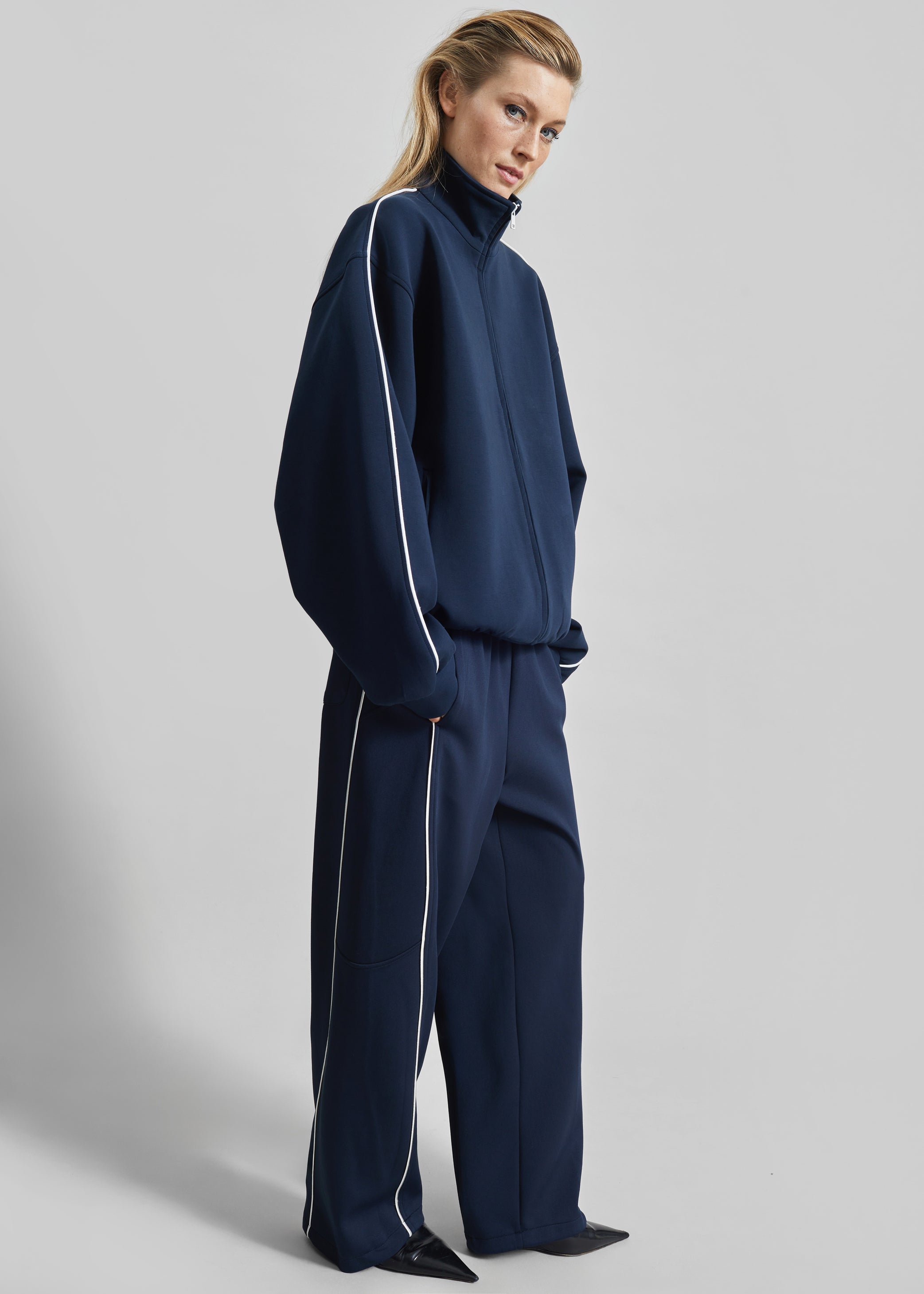 Shop the look image for Nayen Track Pants - Navy