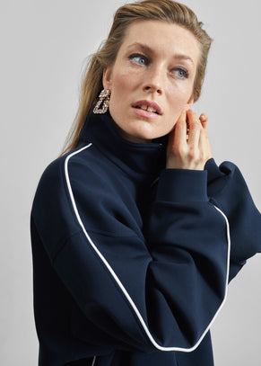 Nayen Zip-Up Jacket - Navy