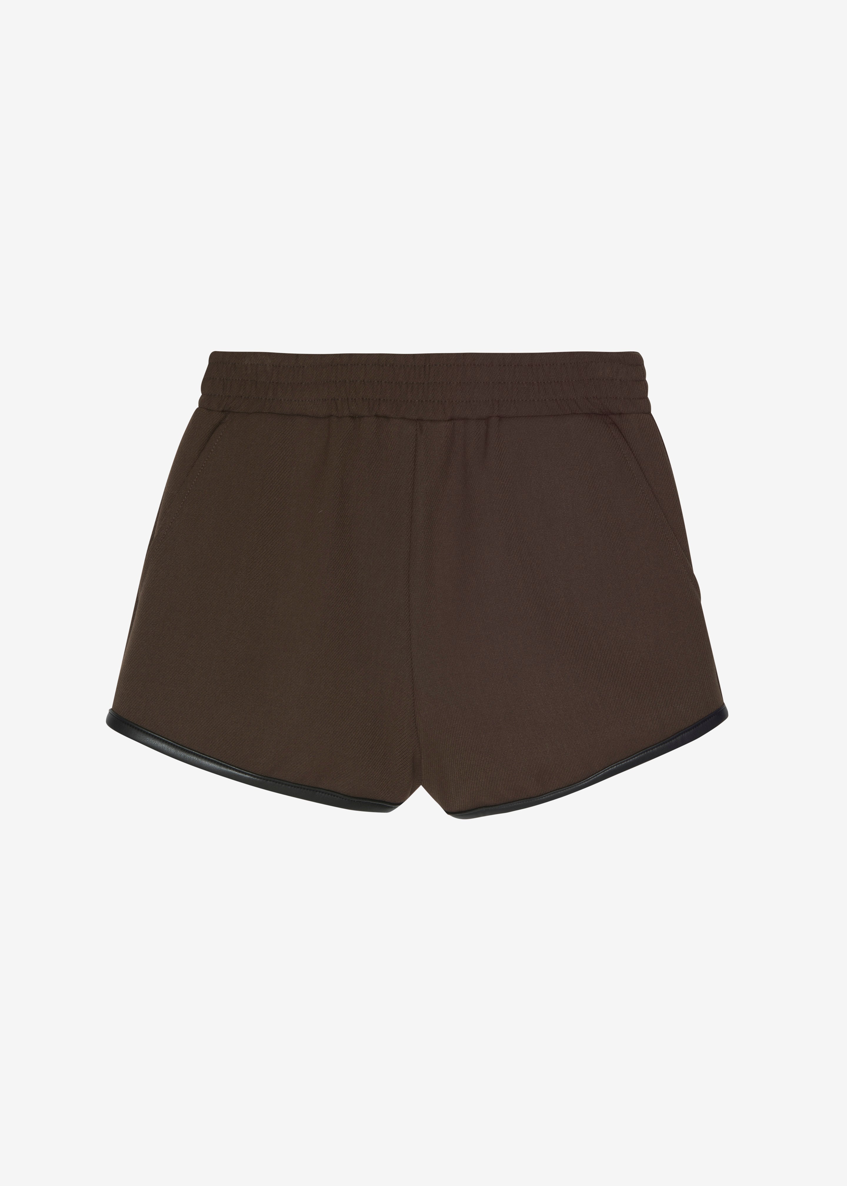 Neri Mini Shorts - Brown - 13