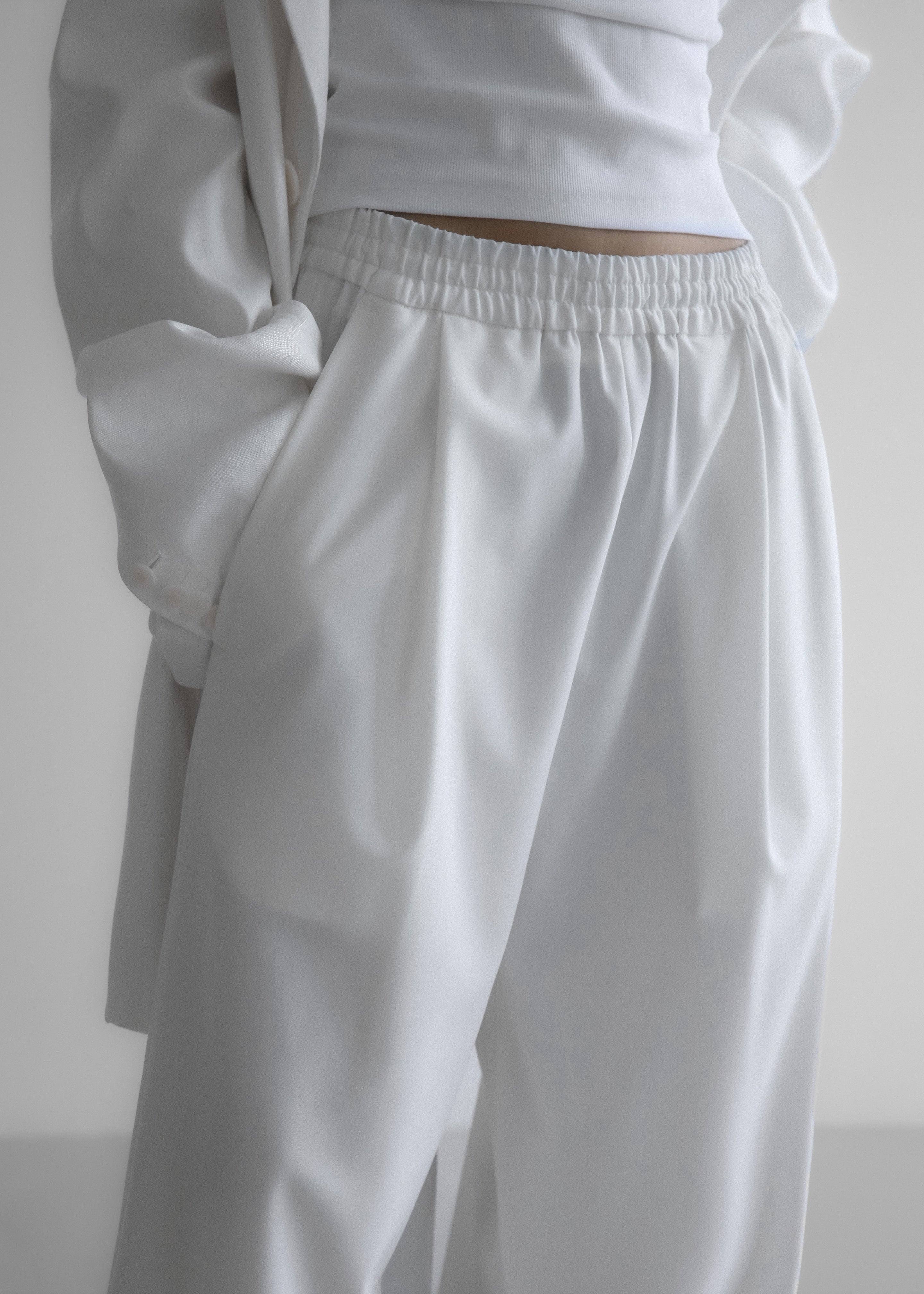 Neva Wide Trousers - White - 9