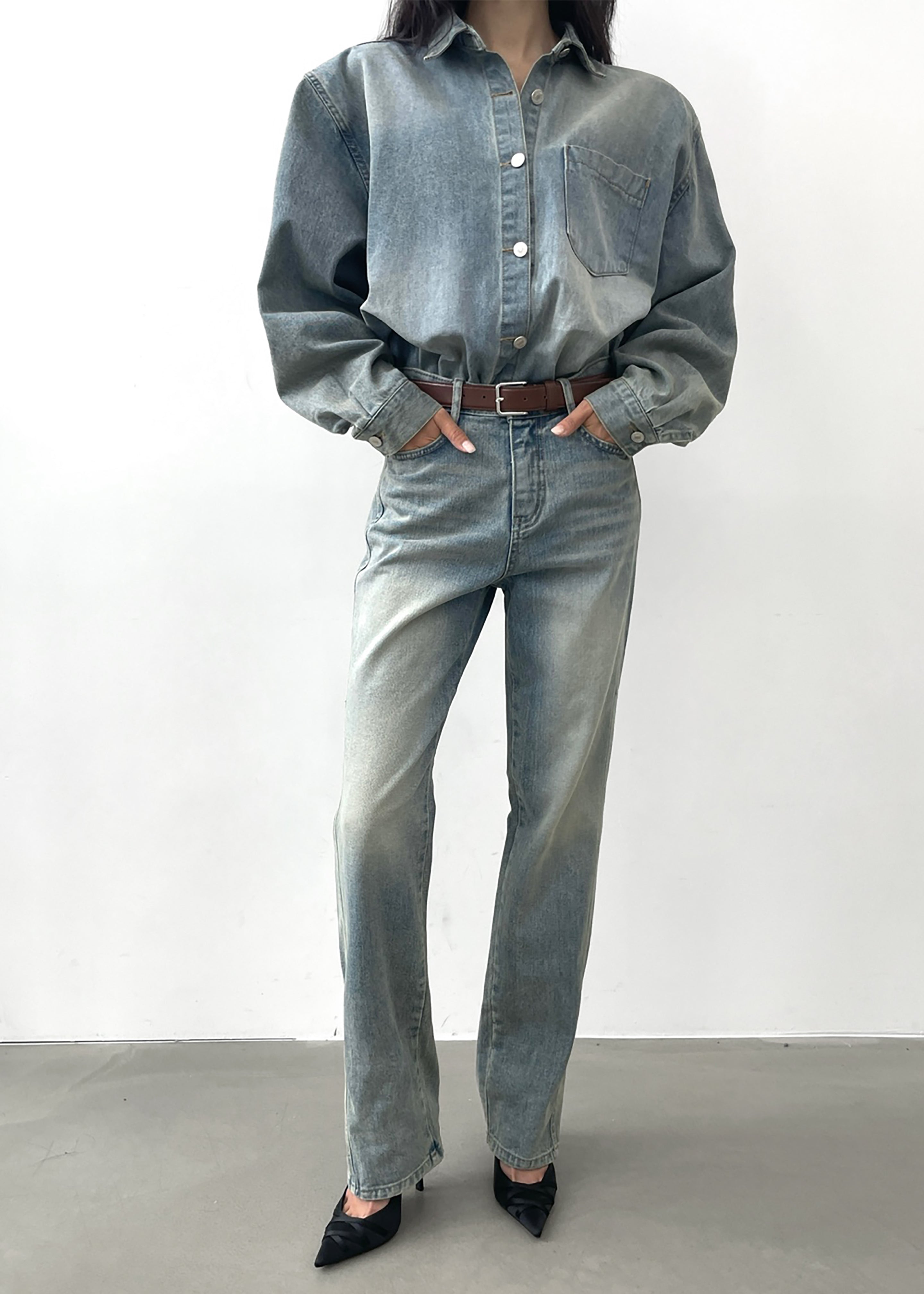 Nevada Denim Shirt - Light Wash - 3