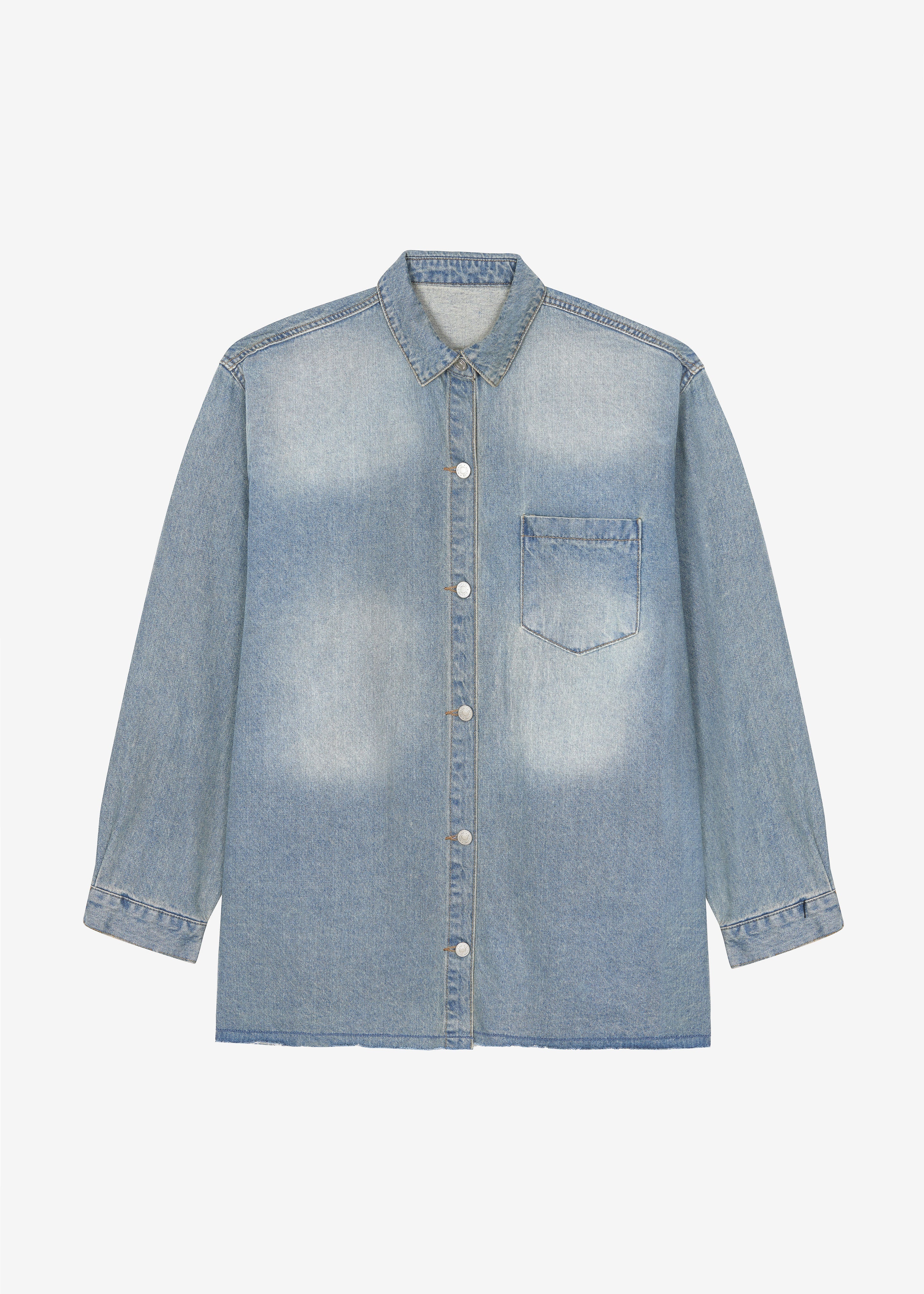 Nevada Denim Shirt - Light Wash - 13