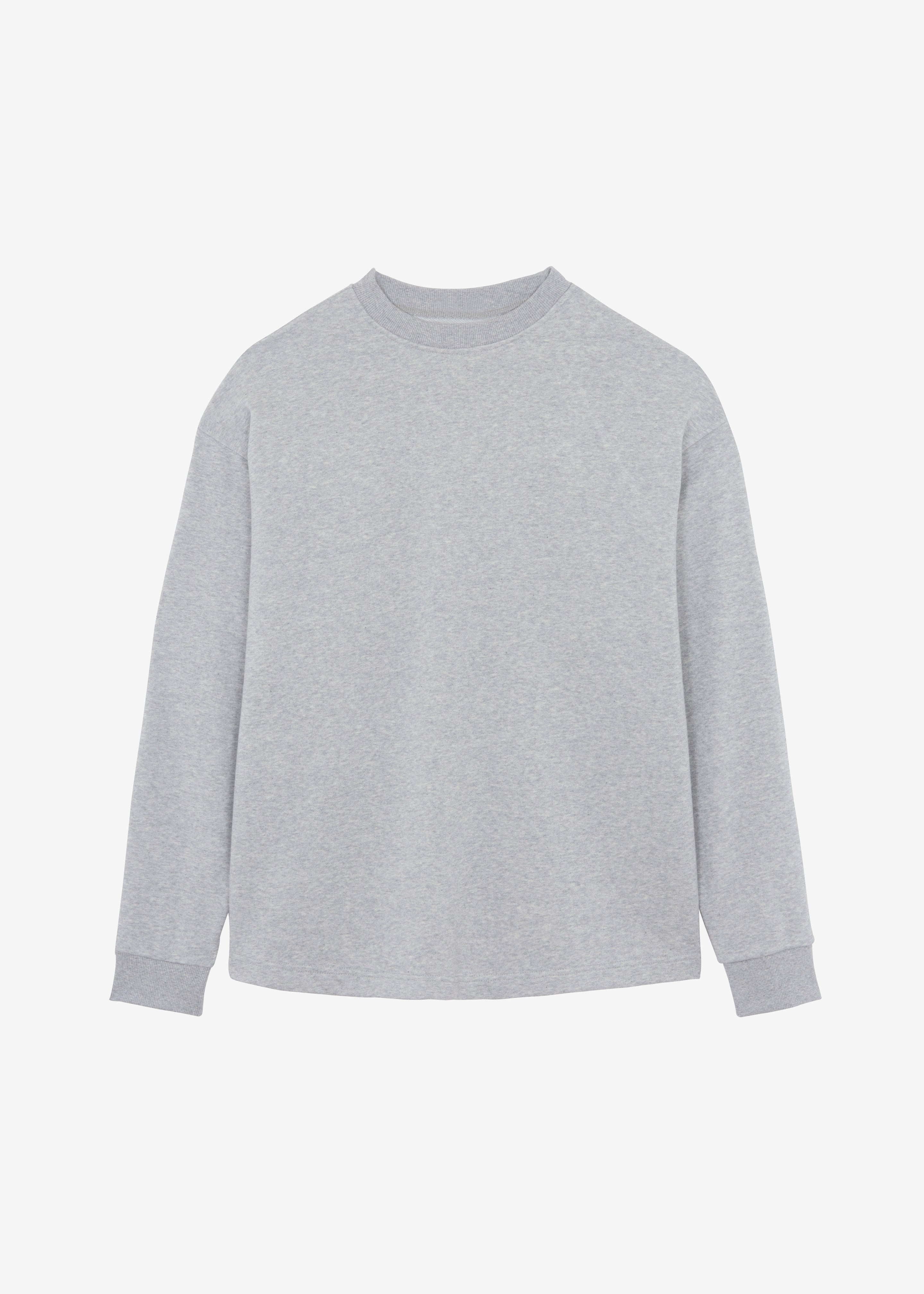 Newton Long Sleeves Sweat Tee - Grey - 10