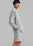 Newton Long Sleeves Sweat Tee - Grey