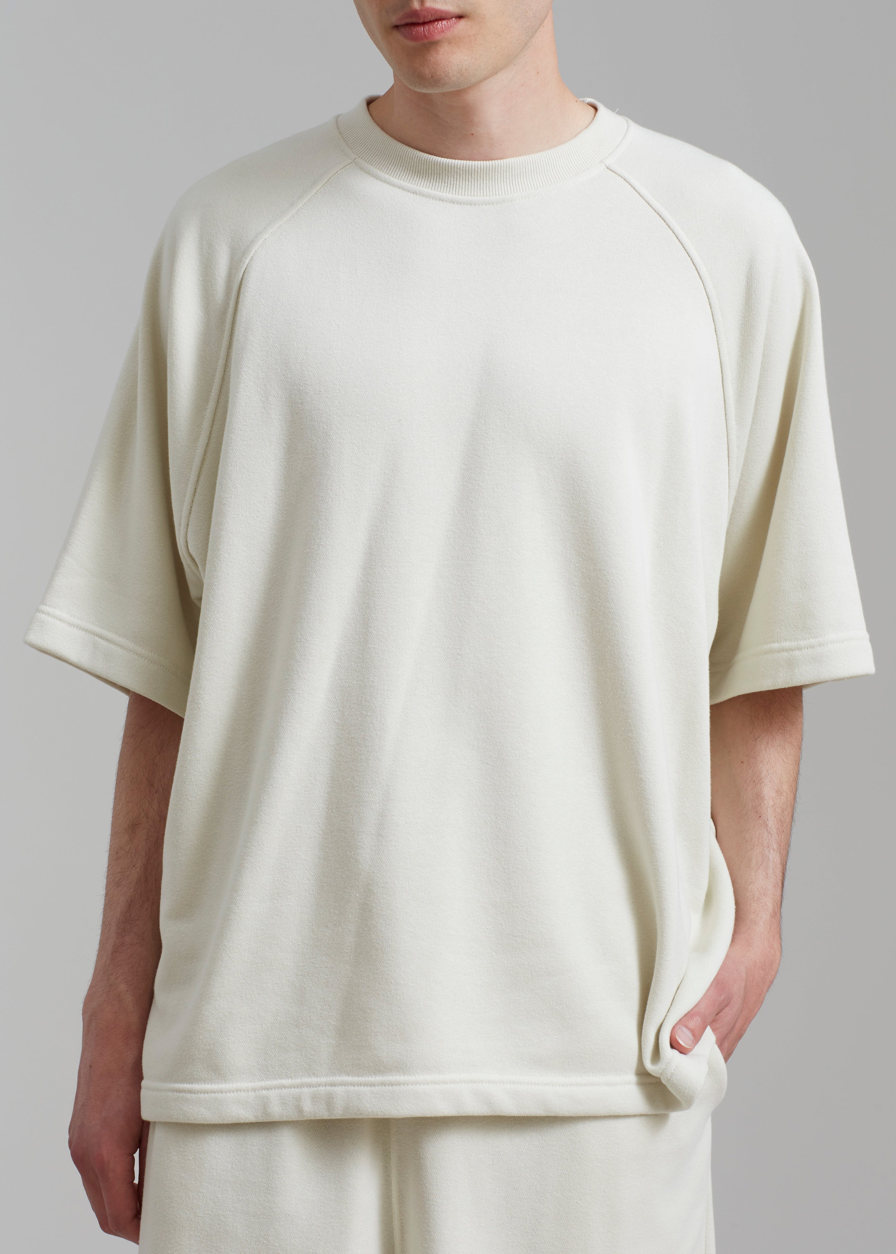 Newton Sweat Tee - Beige - 9