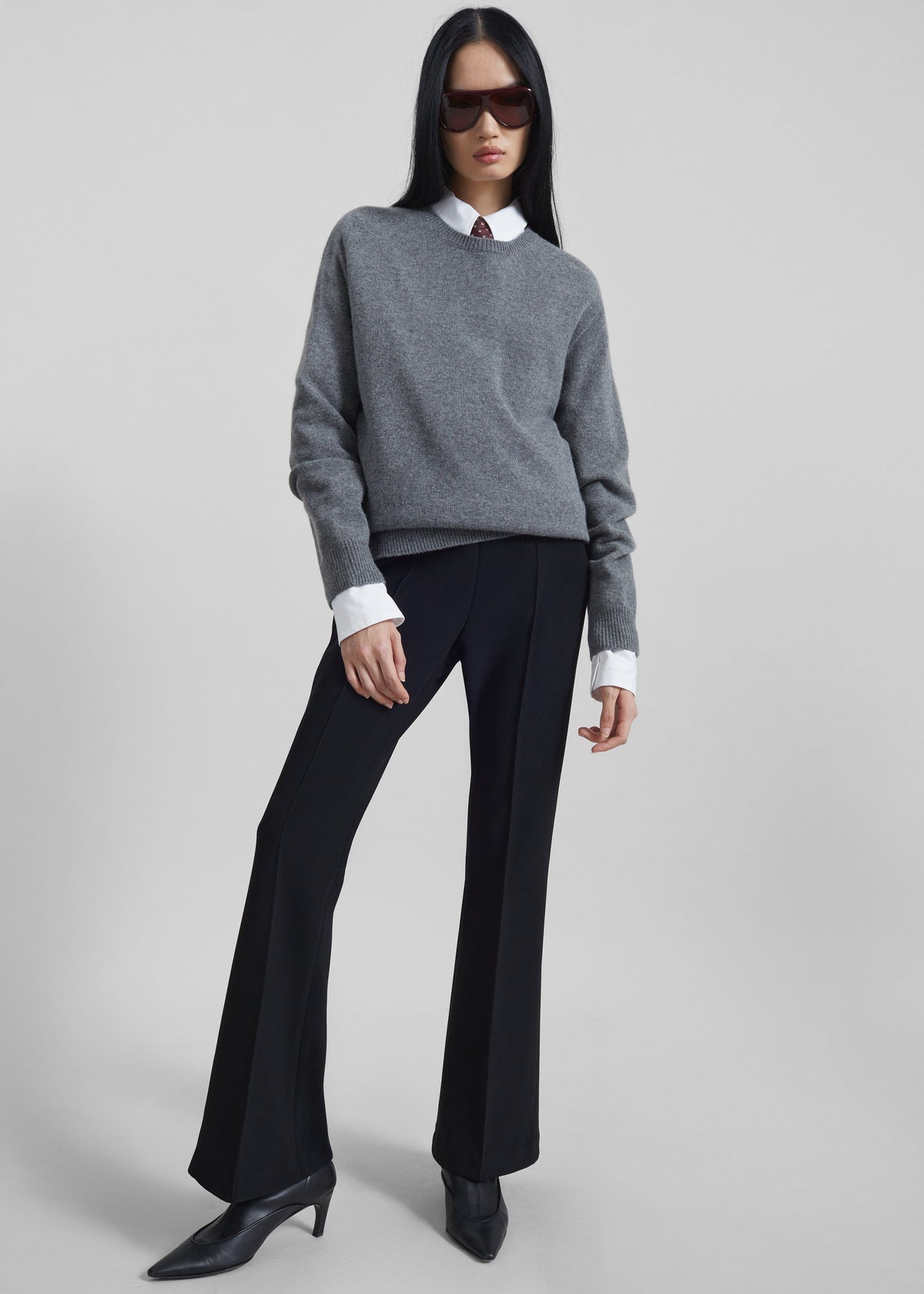 Nibelle Bootcut Pants - Black - 1