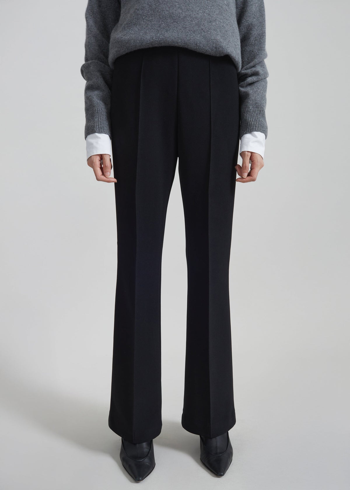 Nibelle Bootcut Pants - Black - 4