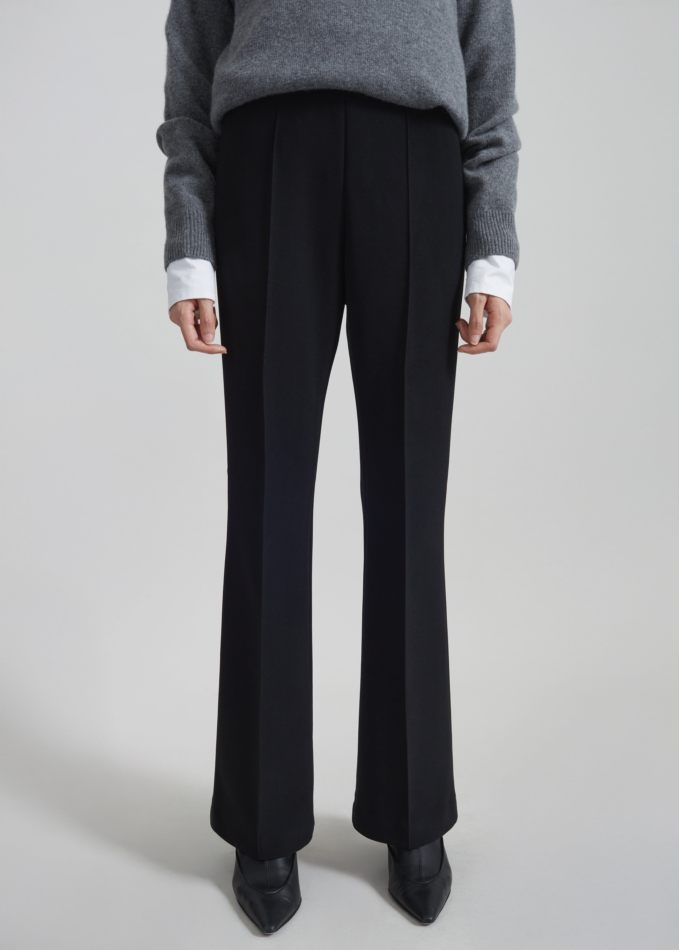 Nibelle Bootcut Pants - Black - 4