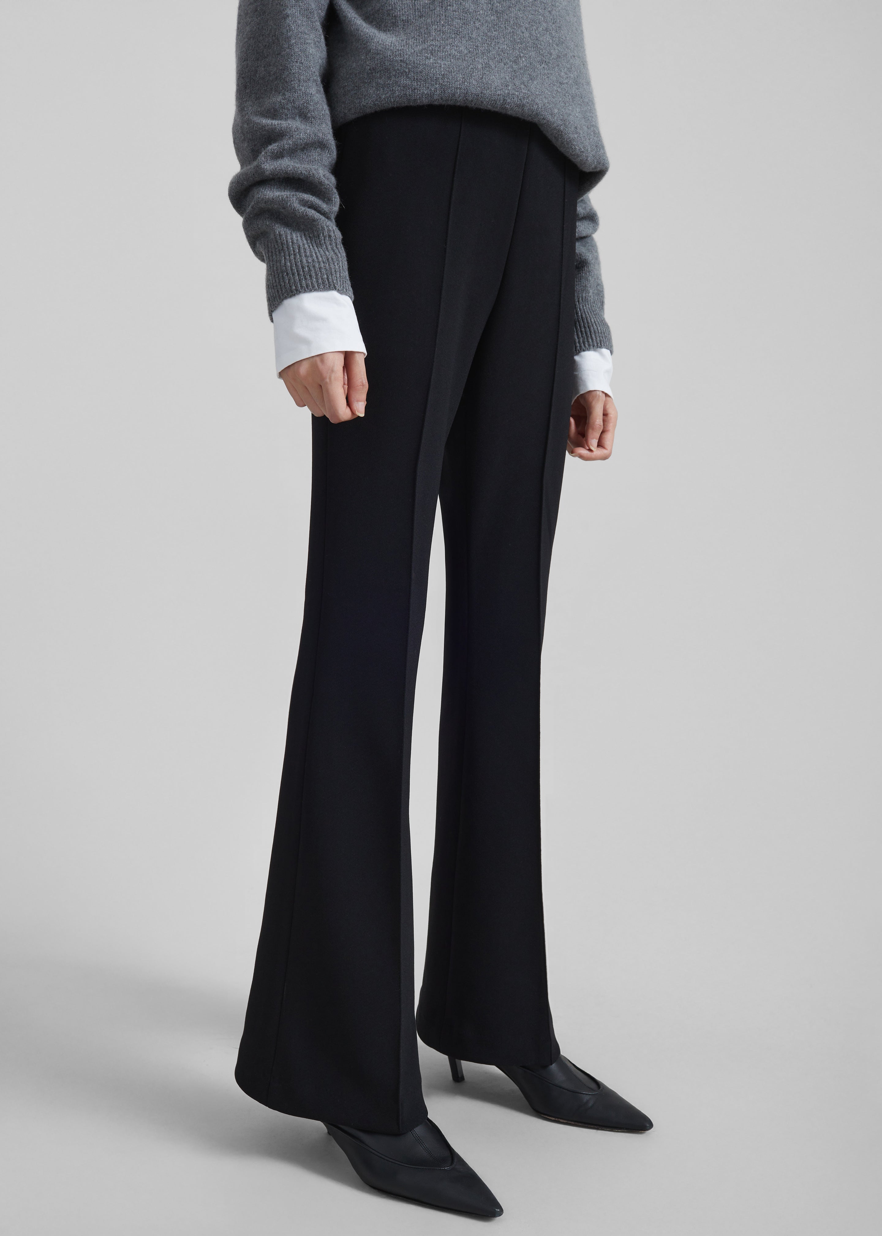 Nibelle Bootcut Pants - Black - 2