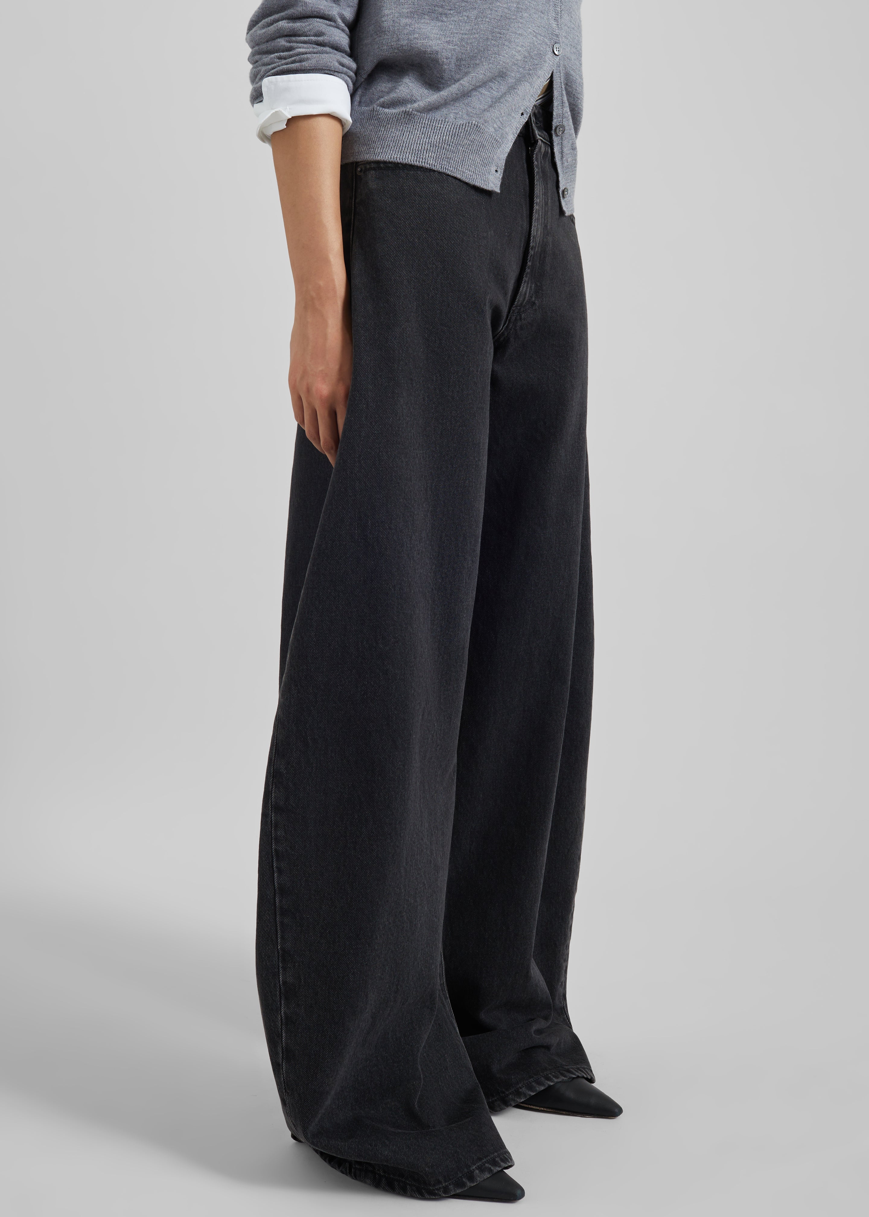 Jean Nick barrel - Noir délavé - 5