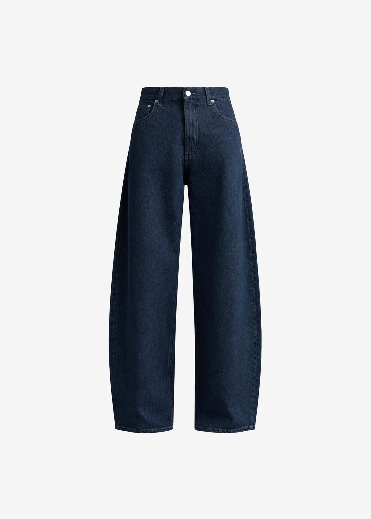 Nick Barrel Leg Jeans - Dark Wash