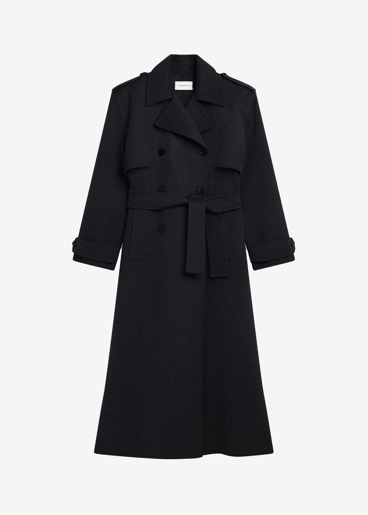 Nikola Padded Trench Coat - Black - 10