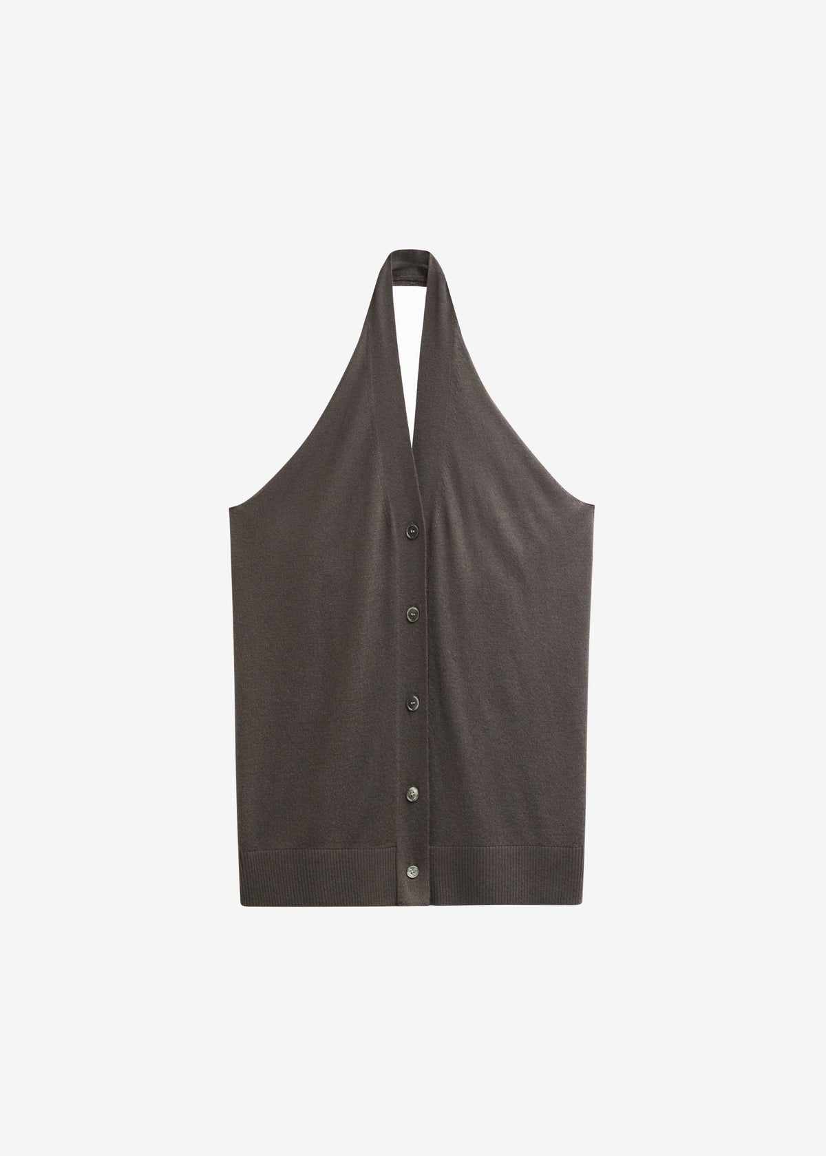 Nimi Knit Halter Top - Charcoal - 7