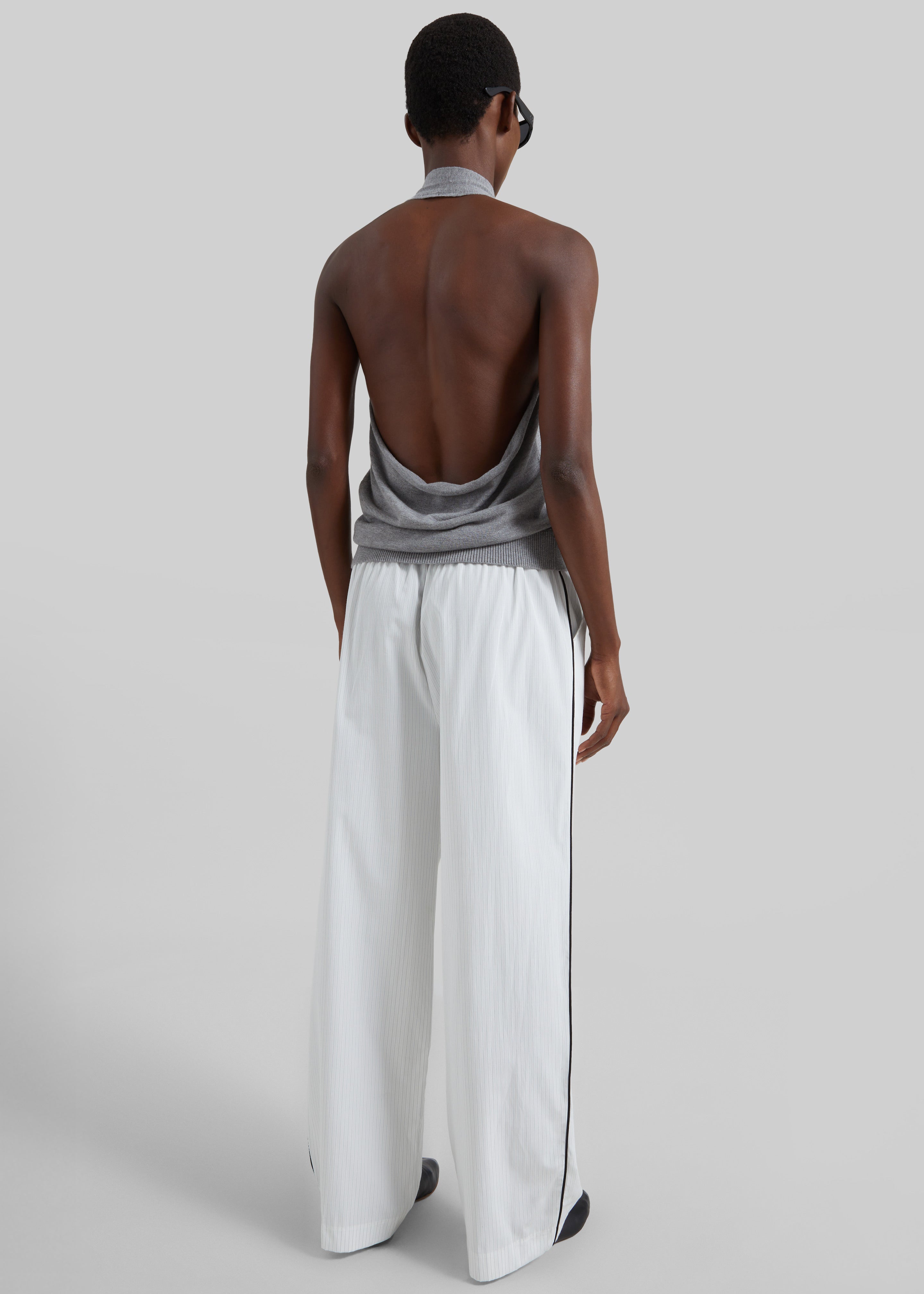 Nimi Knit Halter Top - Grey - 7