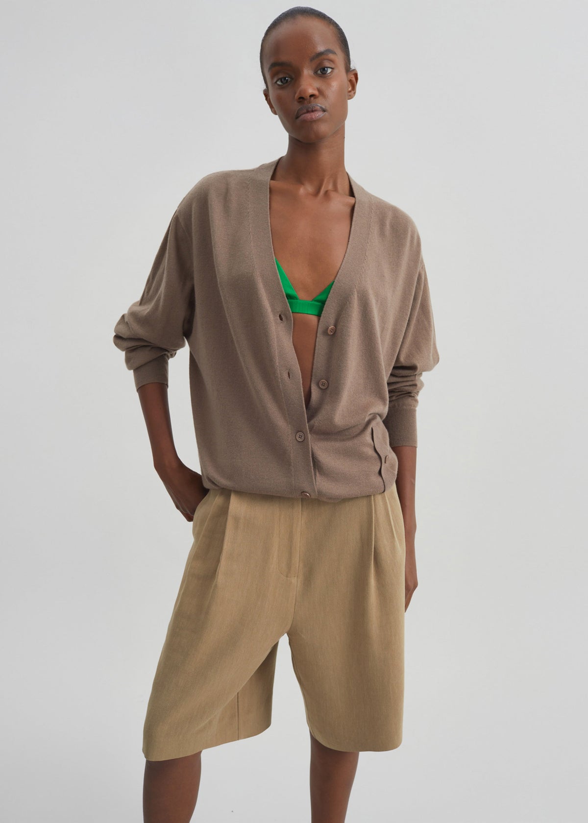 Nina Silk Bralette - Kelly Green - 11