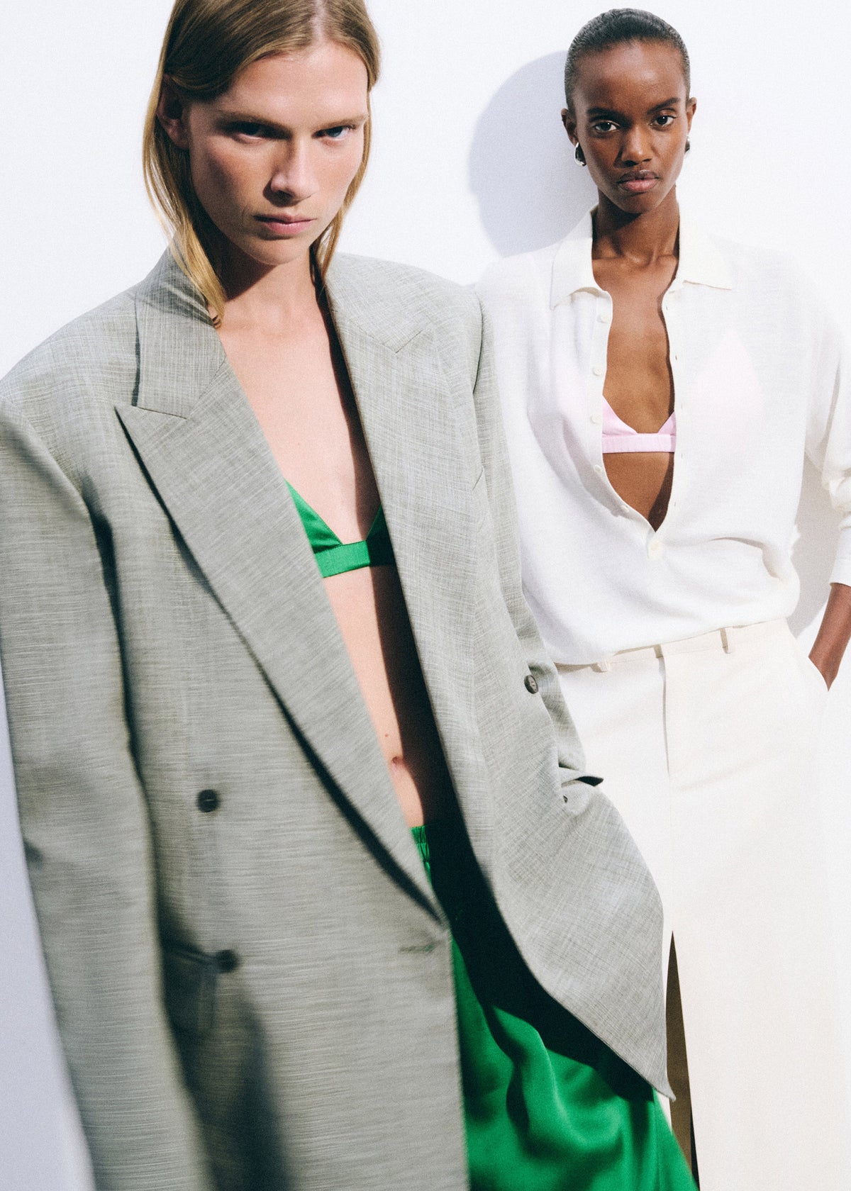 Nina Silk Bralette - Kelly Green - 4