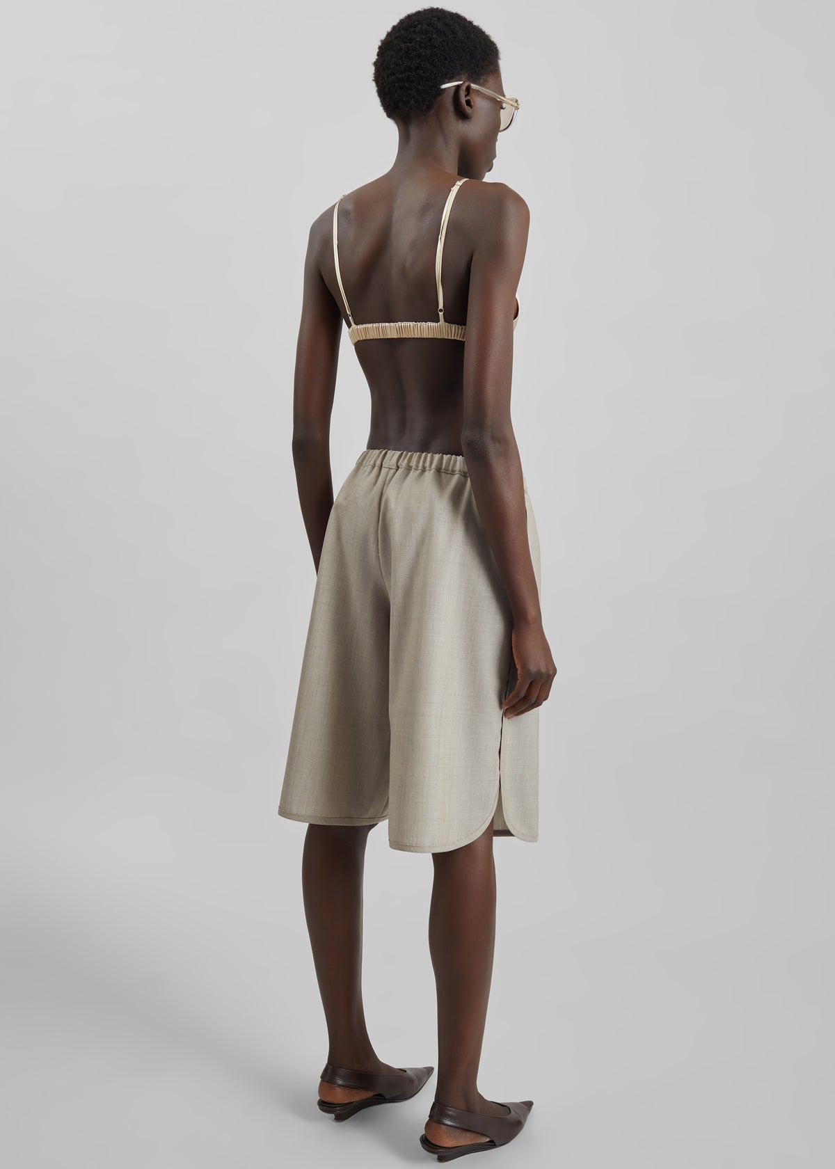 Nina Silk Bralette - Champagne - 5