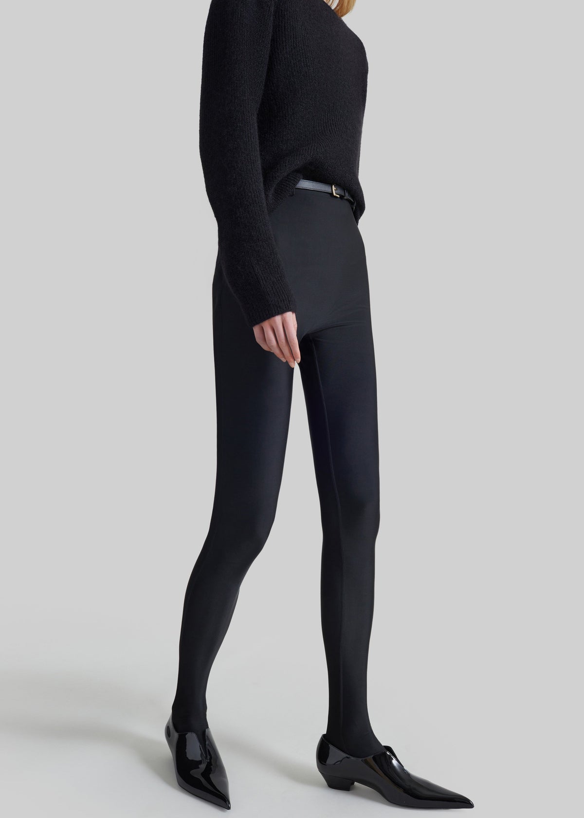 Collant Ninetta in jersey - Nero
