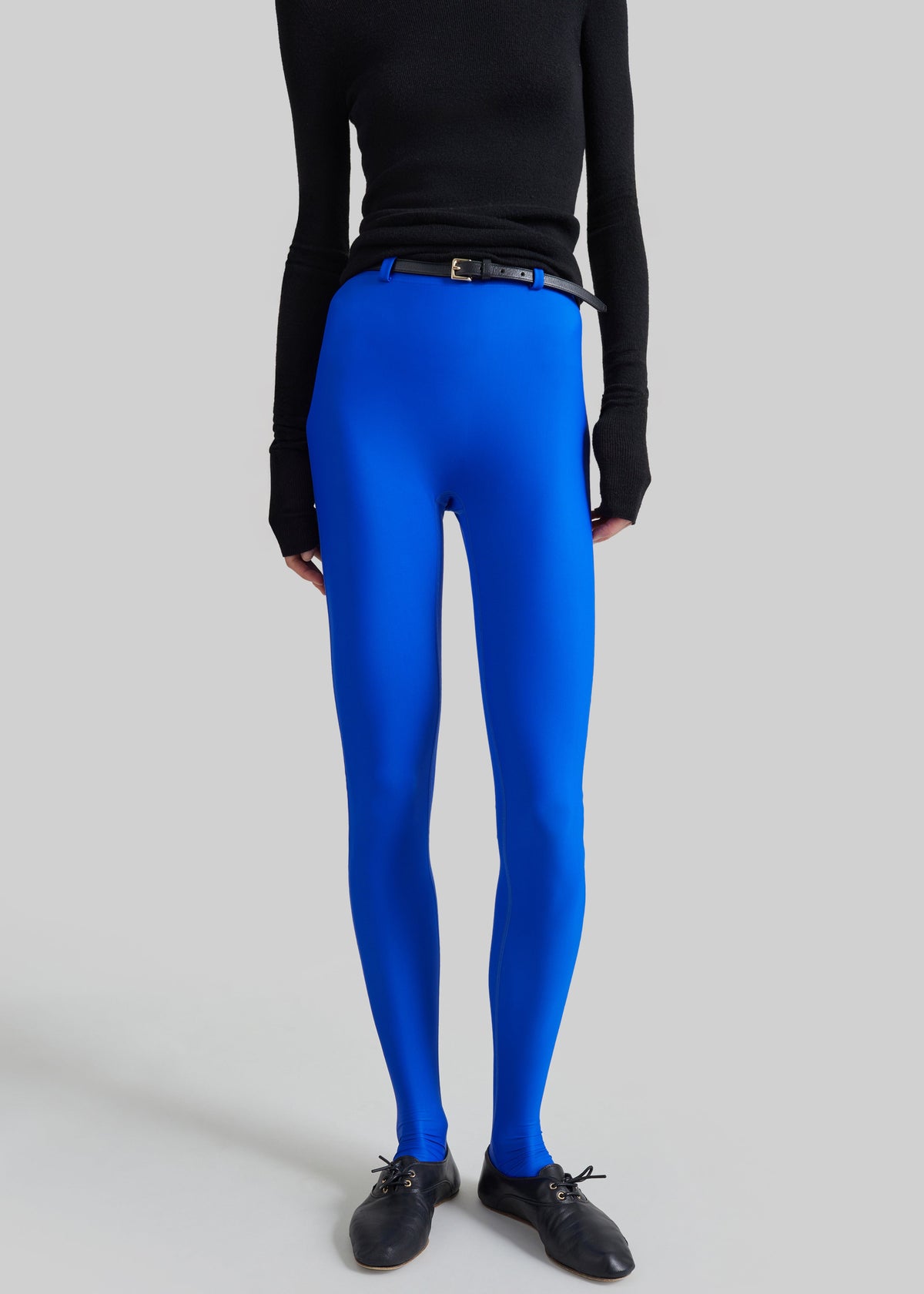Collant Ninetta in jersey - Blu cobalto