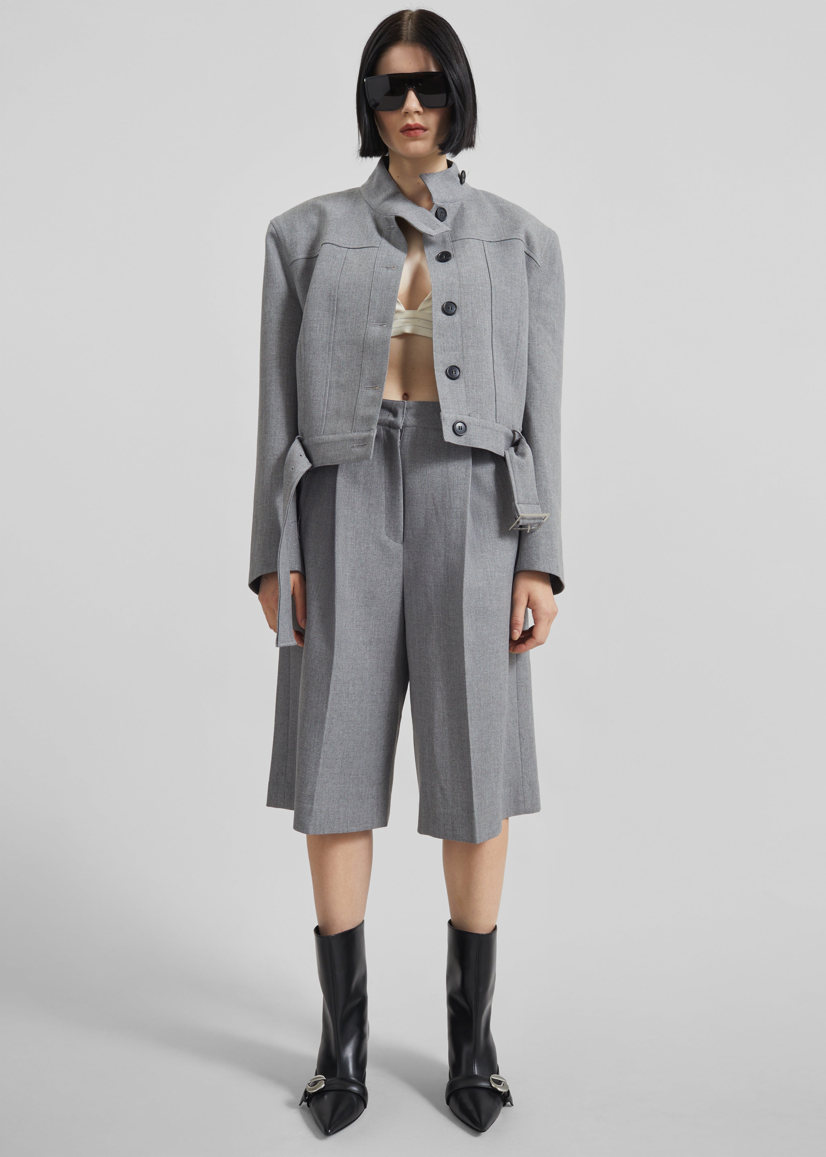 Ninove Bermuda Shorts - Grey - 6