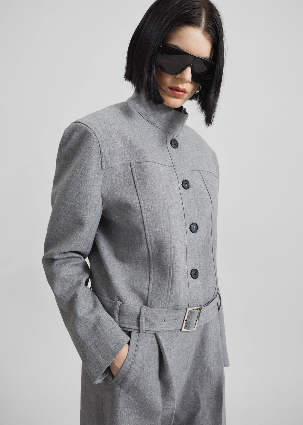 Ninove Padded Jacket - Grey - 1
