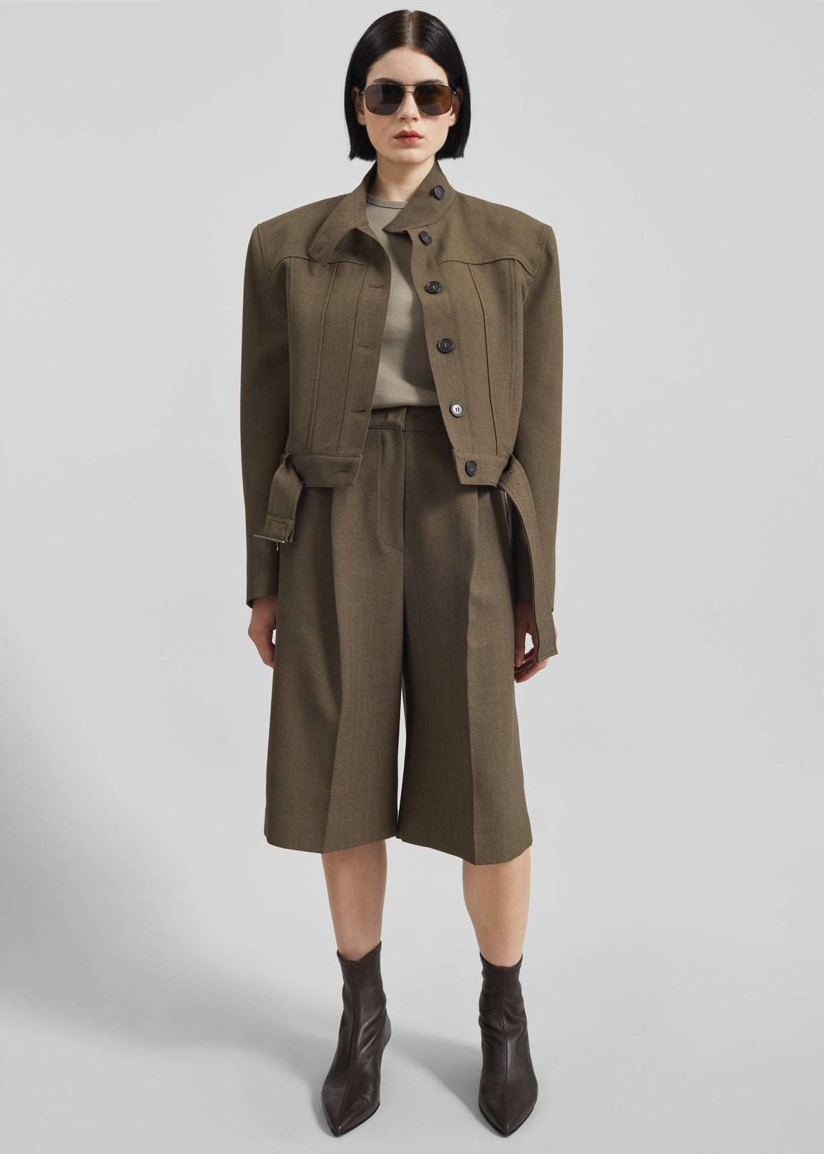 Ninove Padded Jacket - Olive Brown - 2