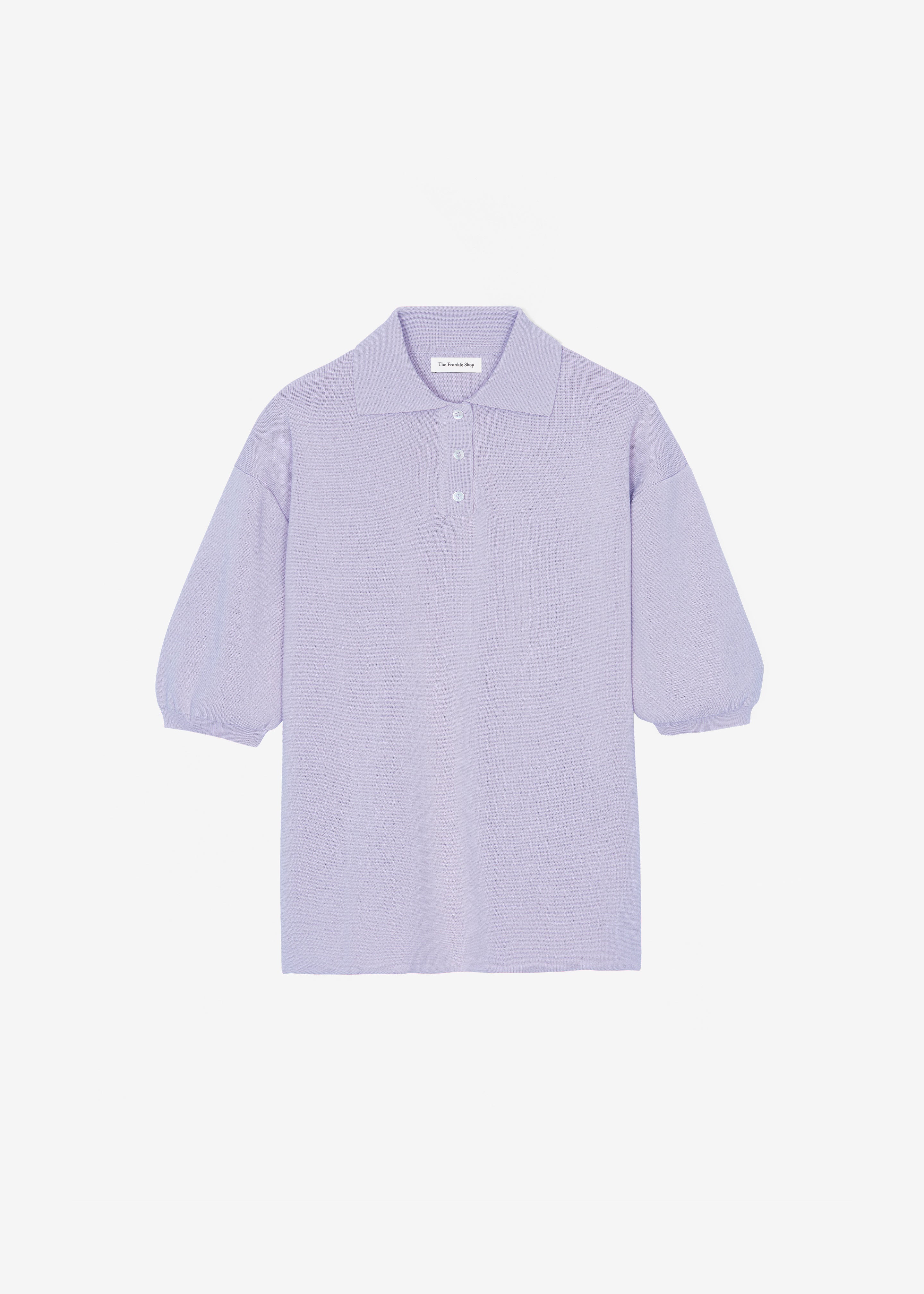 Nola Knit Polo Top - Lavender – The Frankie Shop Europe