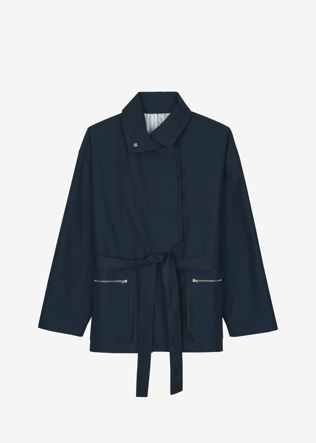Norris Short Trench - Navy - 8