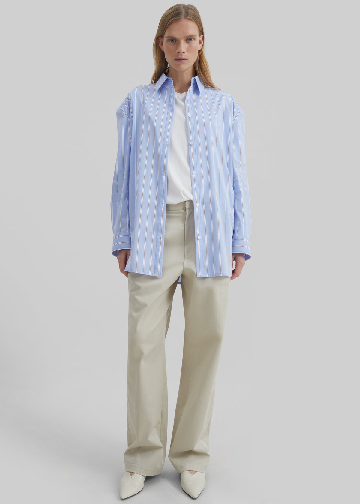 Norstrand Cotton Chino Trousers - Light Beige - 8