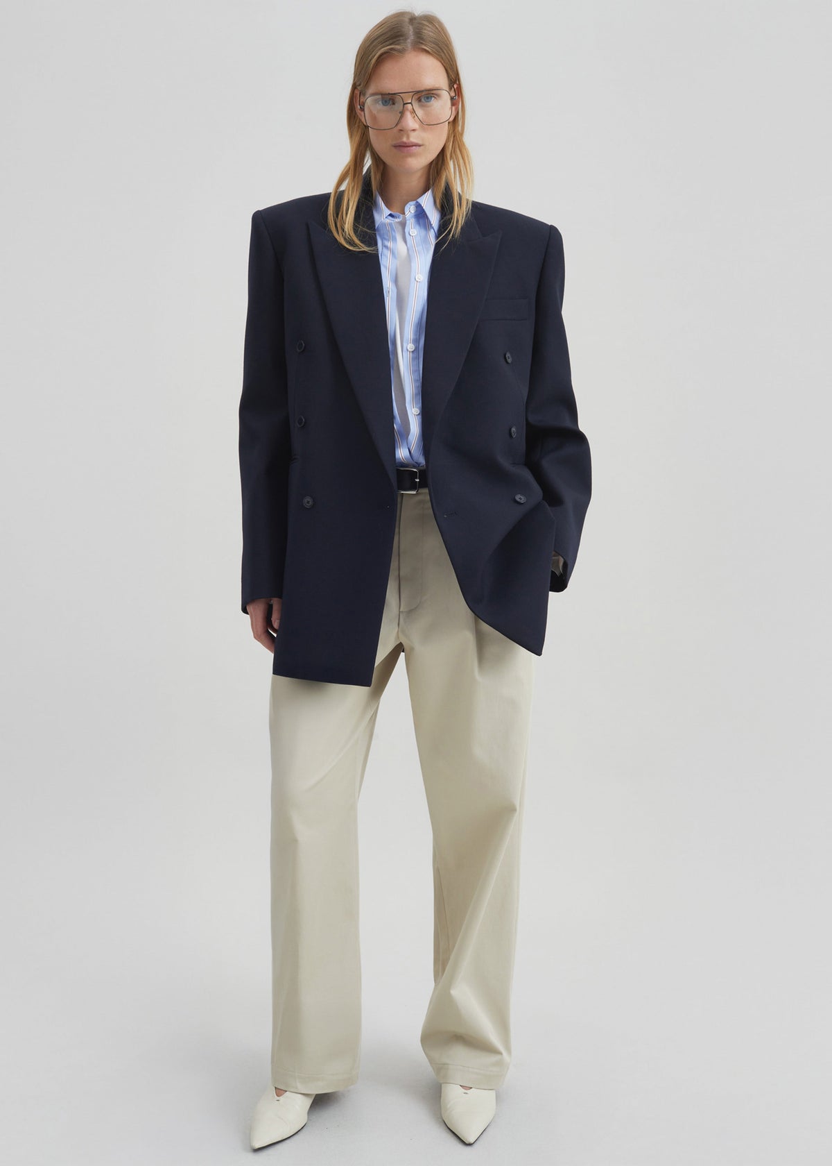 Norstrand Cotton Chino Trousers - Light Beige - 5