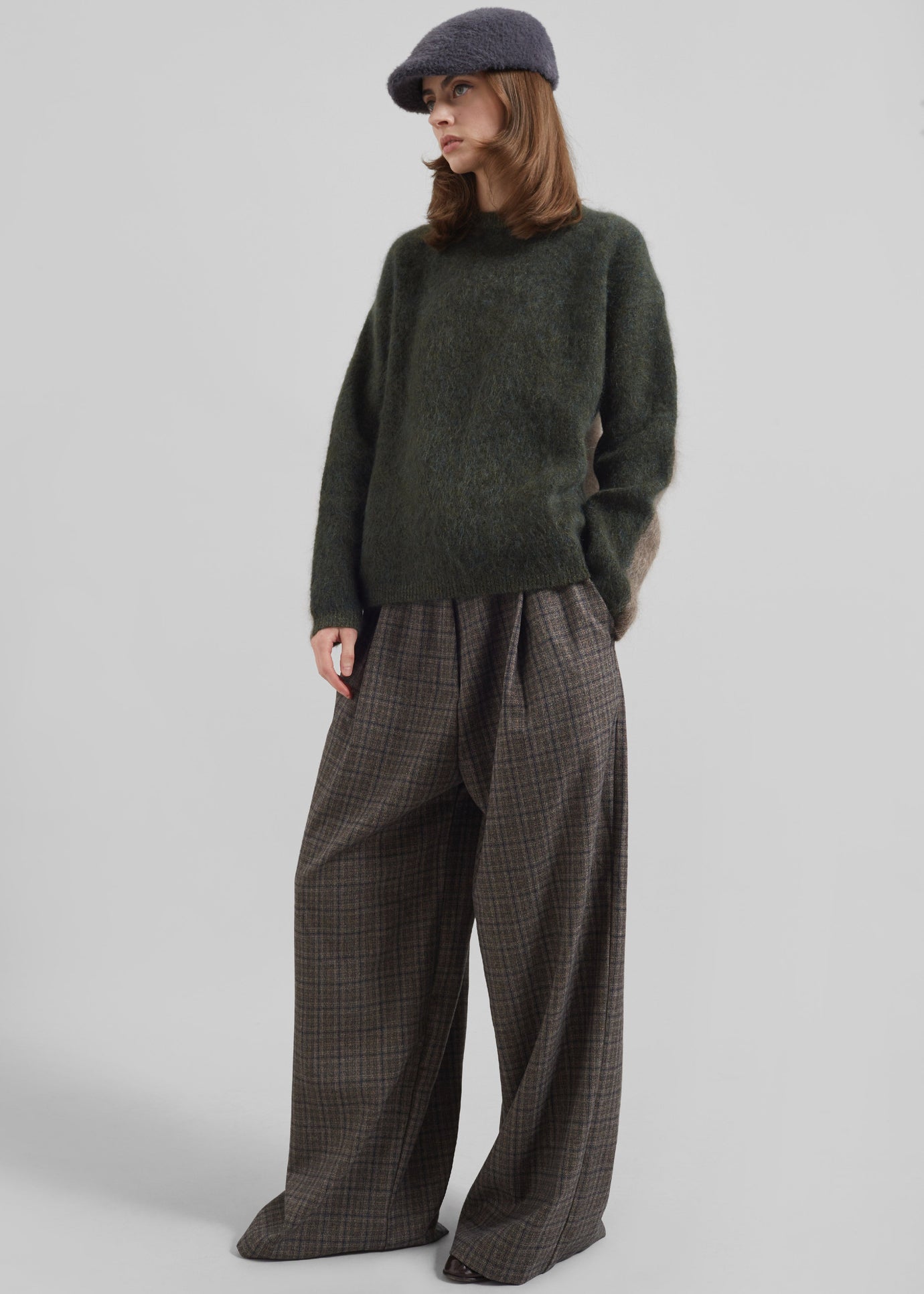 Novers Plaid Trousers - Multicolor