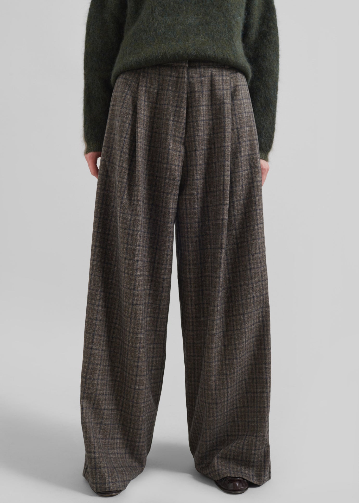 Novers Plaid Trousers - Multicolor - 1