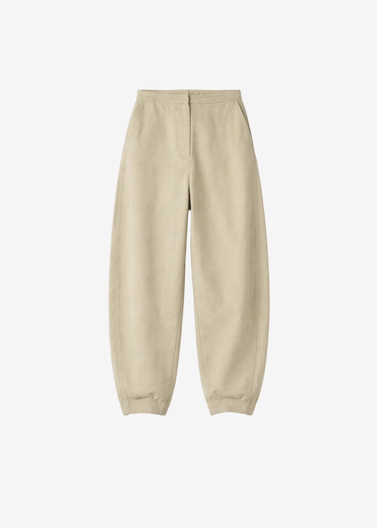 Noyon Barrel Leg Pants - Beige - 7